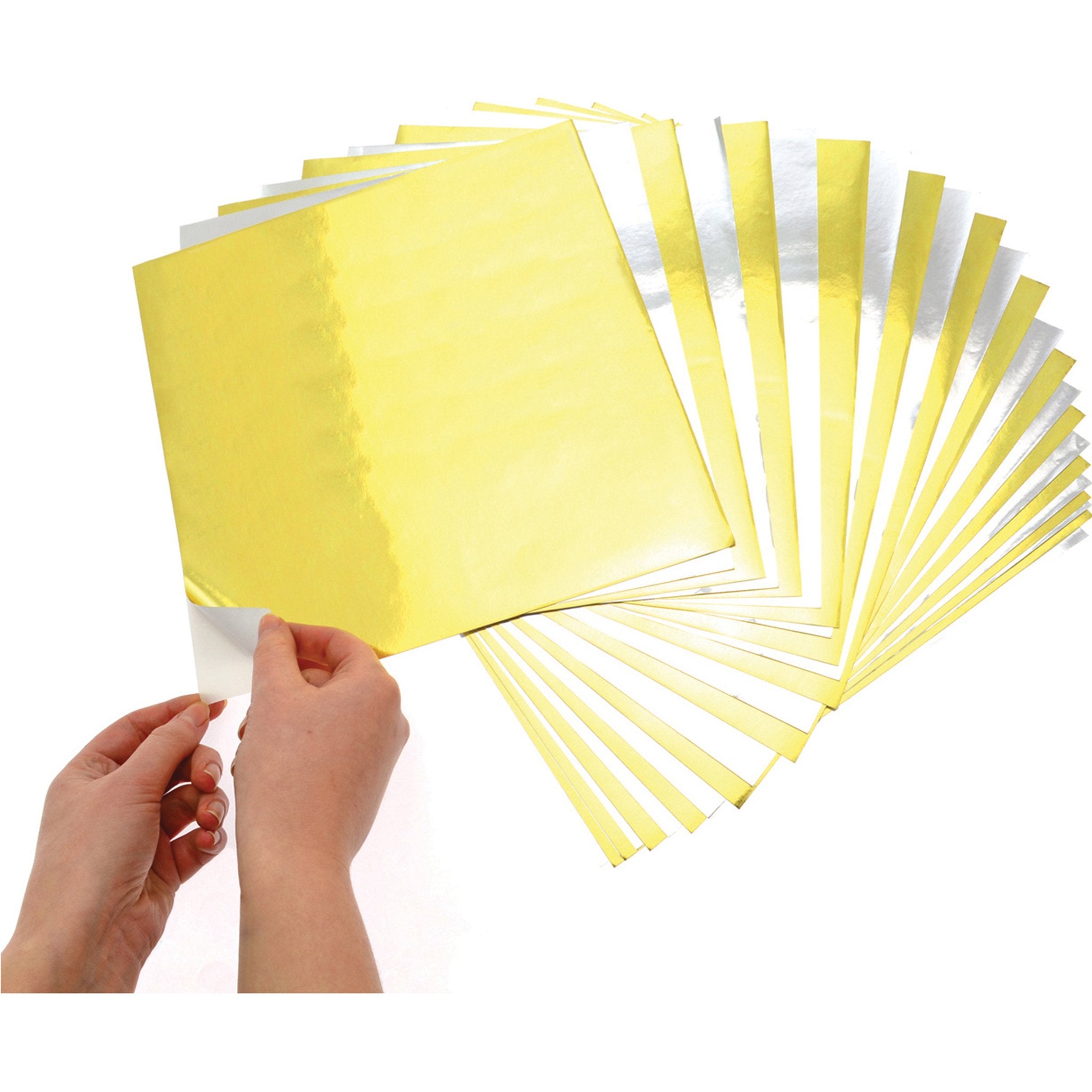 Metallic Self-Adhesive Sheets pk 25