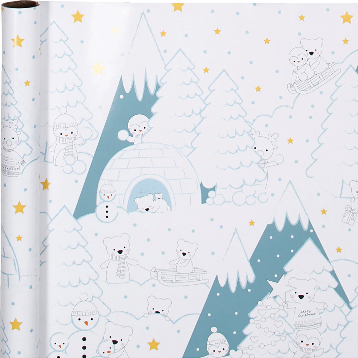 Colour-in Wrapping Paper 70cm x 4m