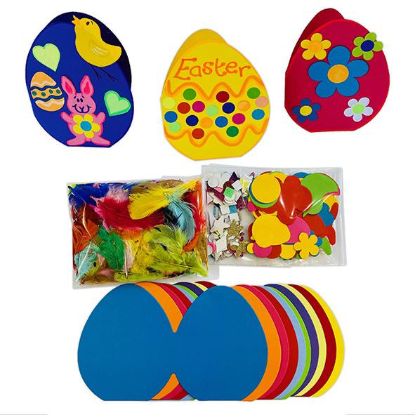 HomeCraftz Easter Egg Cards Craft Kit pk 10