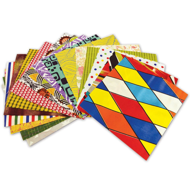 Patterned Fabric Squares pk 25