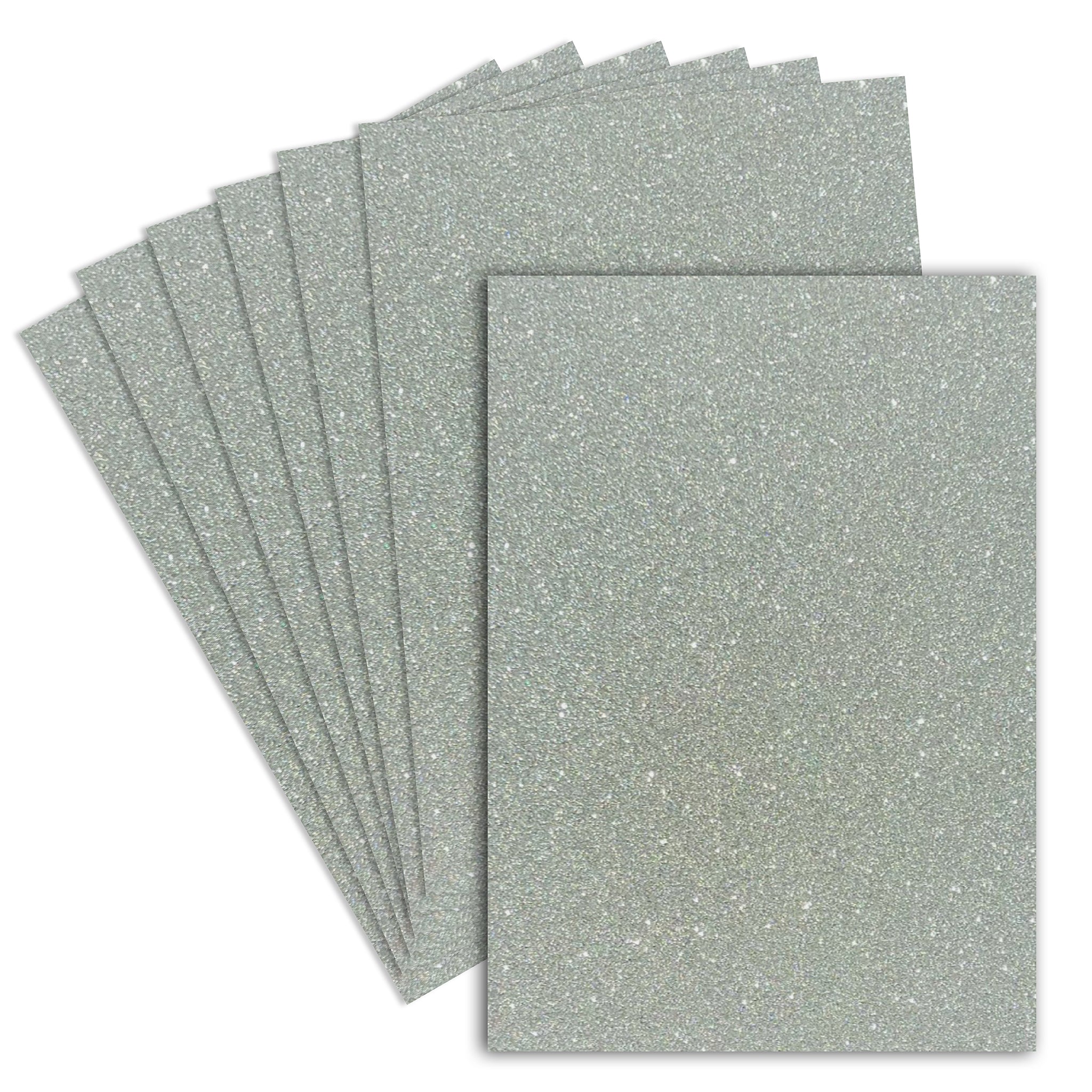 A4 Coloured Glitter Card 230gsm (Pack of 10 Sheets)