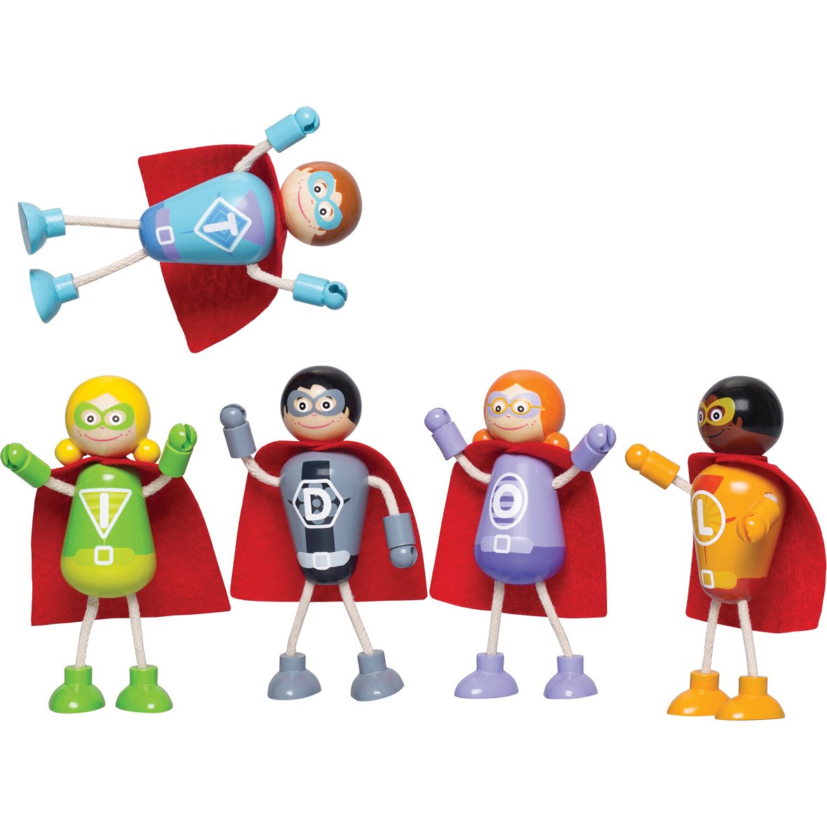 Superhero Figure Set pk 5