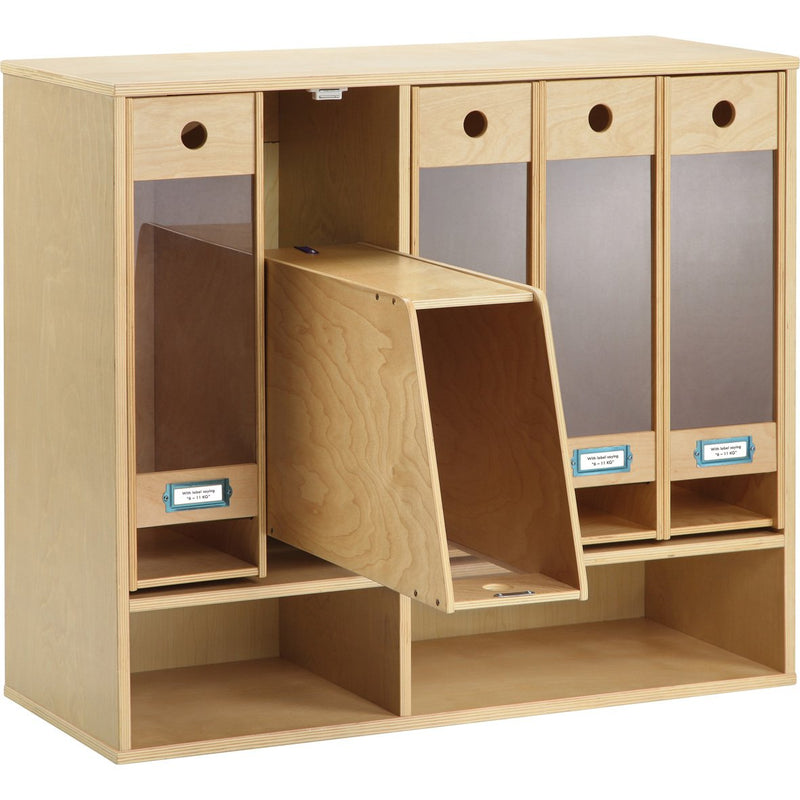 Wall-Mounted Wooden Nappy Sorter