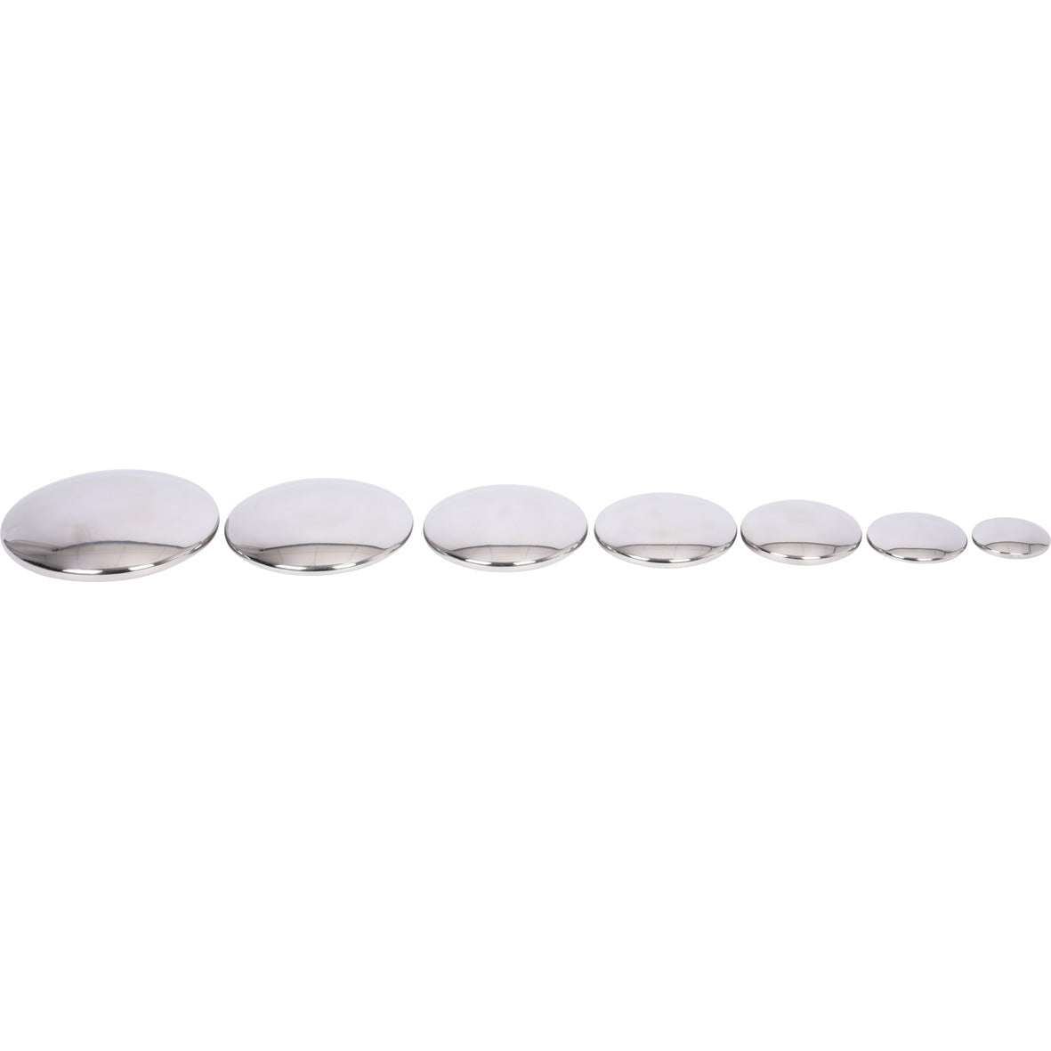Sensory Silver Reflective Buttons pk 7