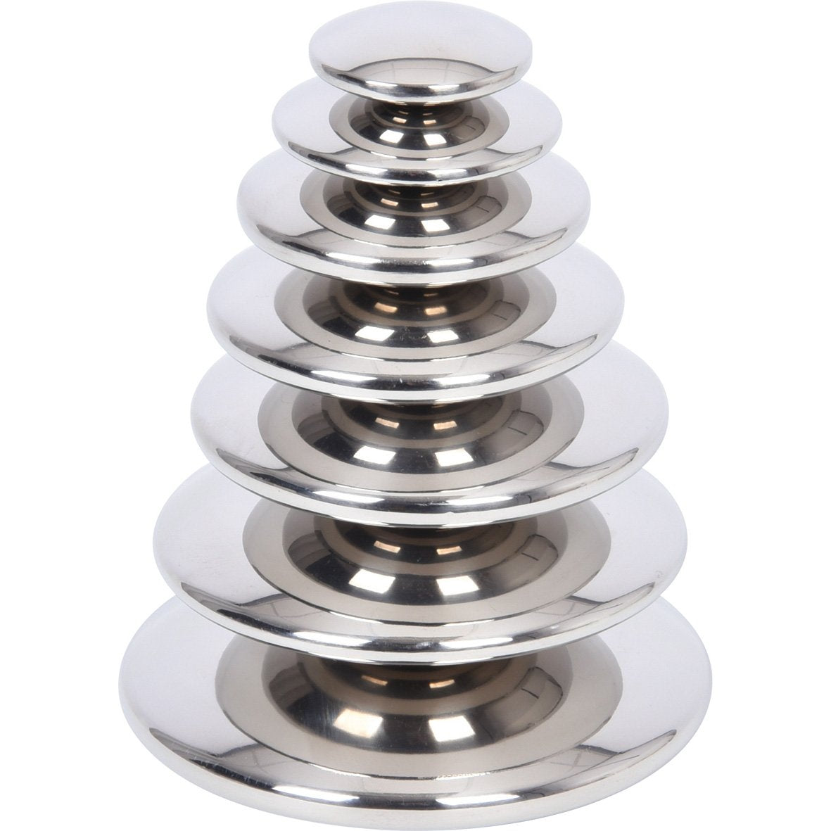 Sensory Silver Reflective Buttons pk 7