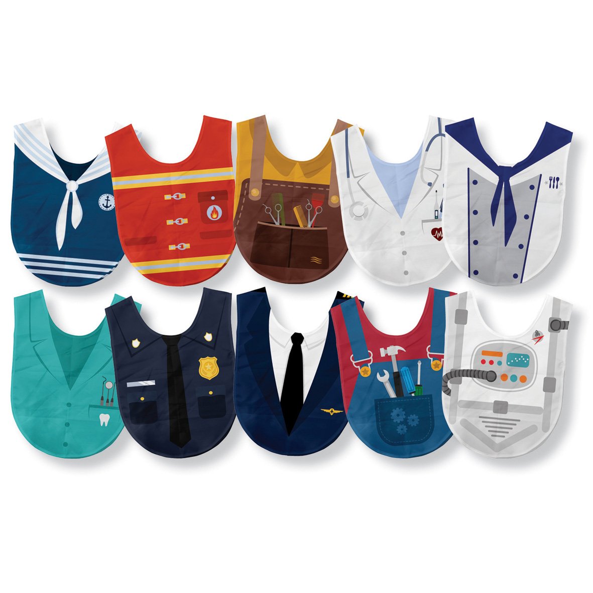 Occupations Role Play Tabards pk 10