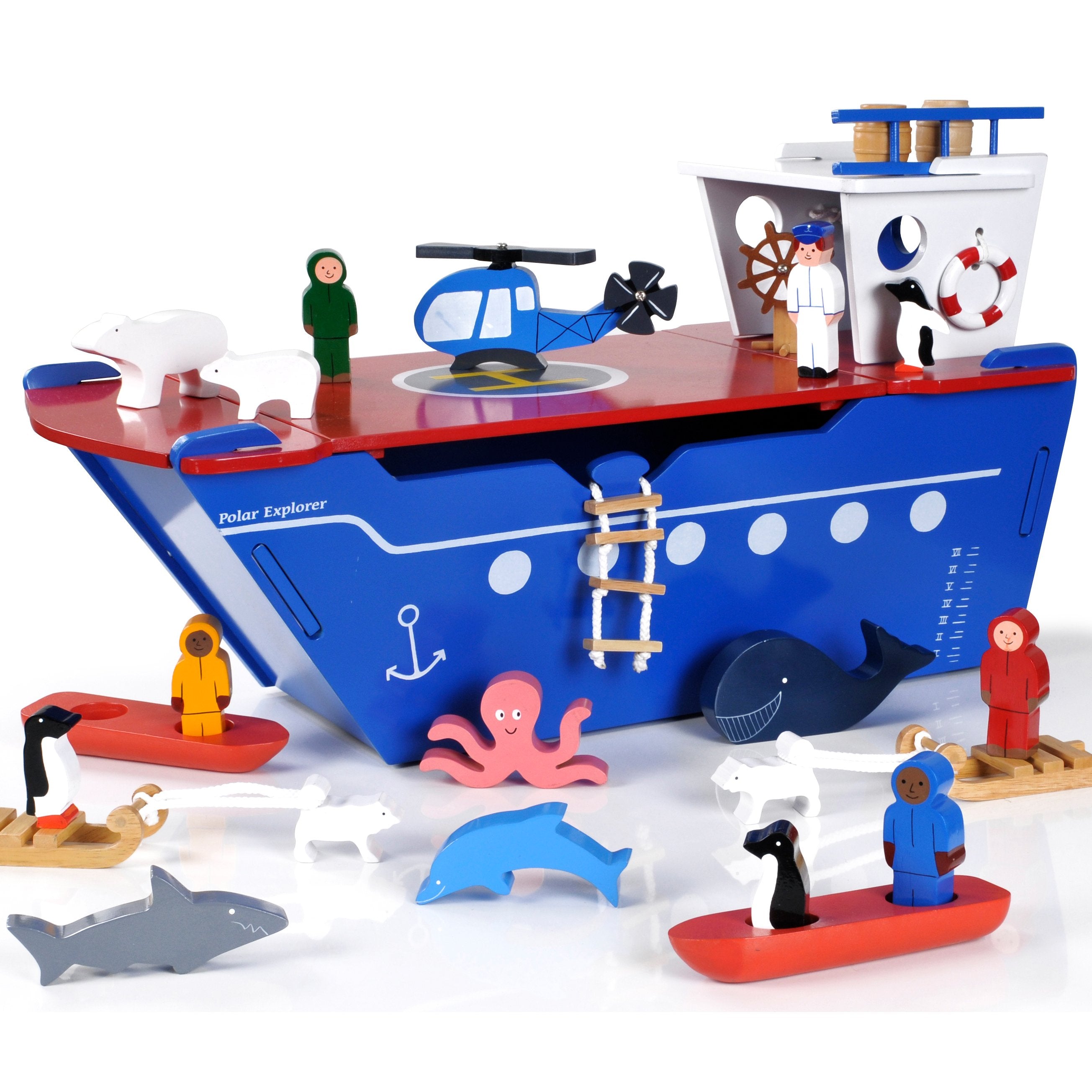 Wooden Polar Explorer Play Set
