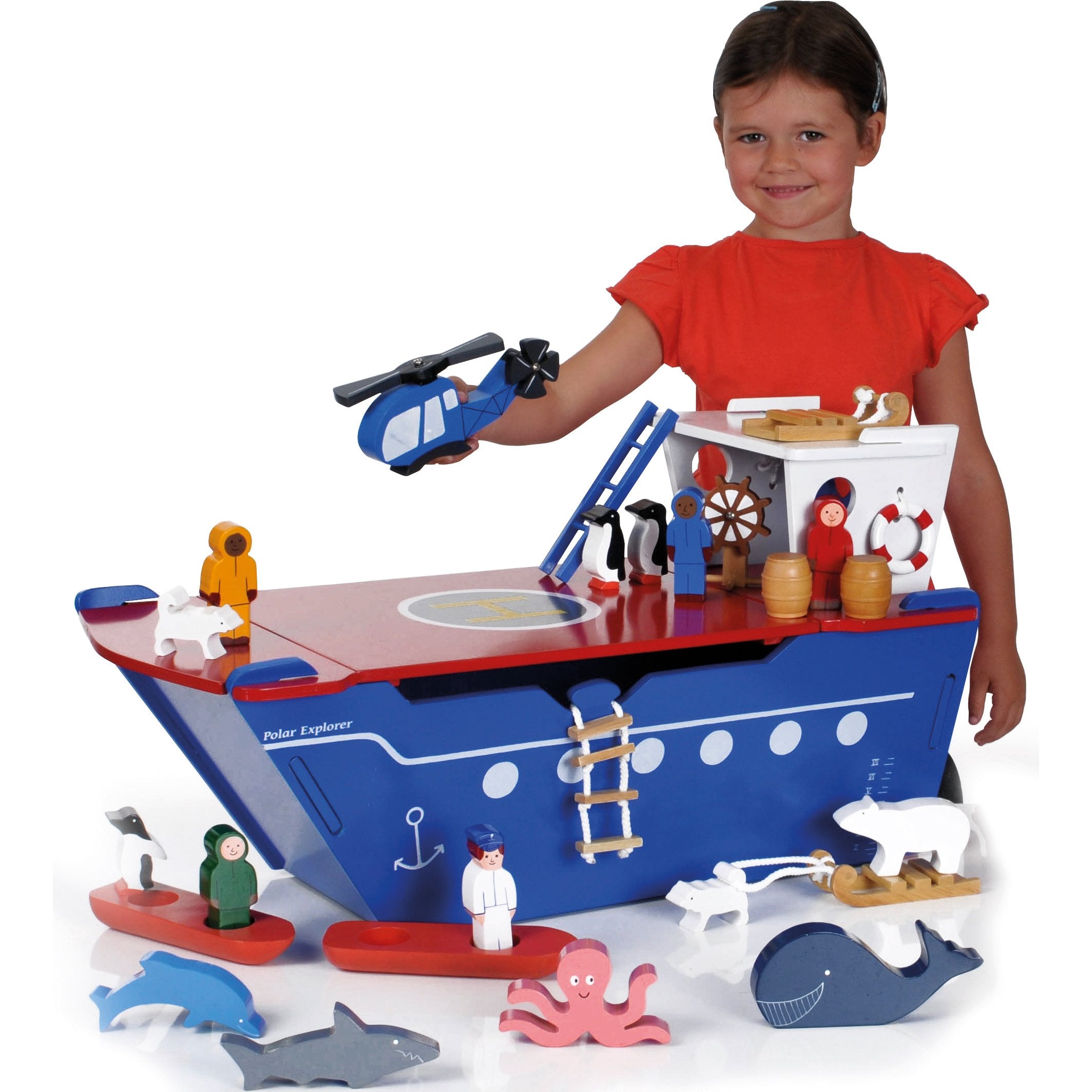 Wooden Polar Explorer Play Set