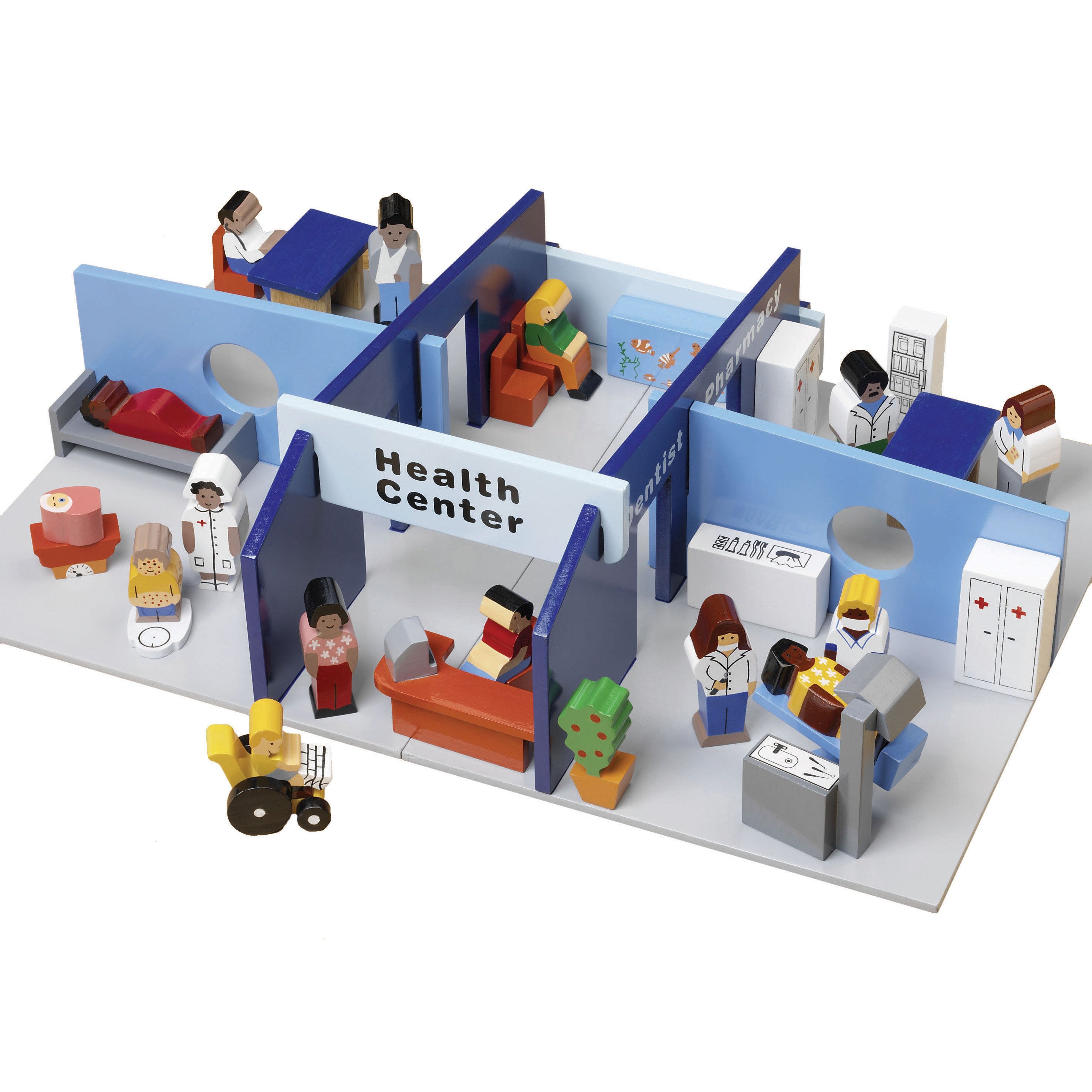 Wooden Health Centre Play Set