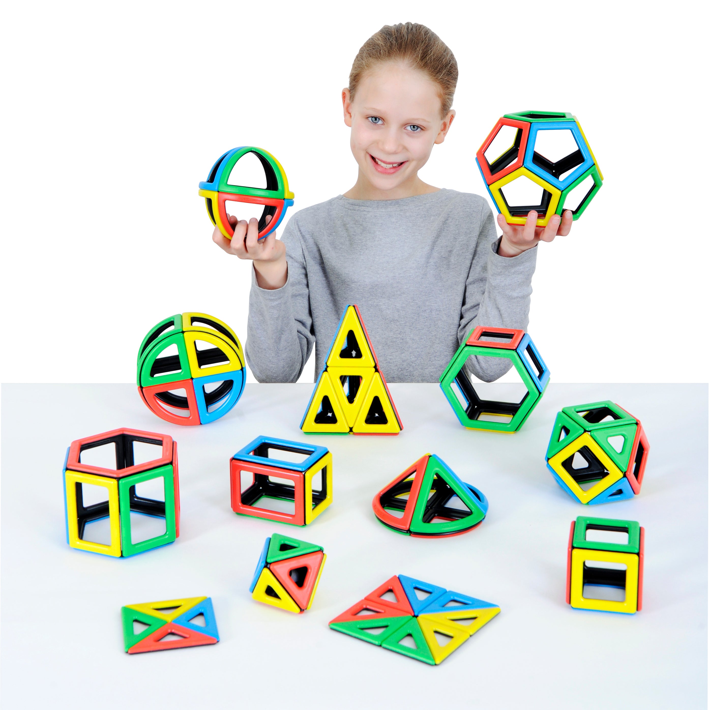 Magnetic Polydron Mathematics Set pk 118