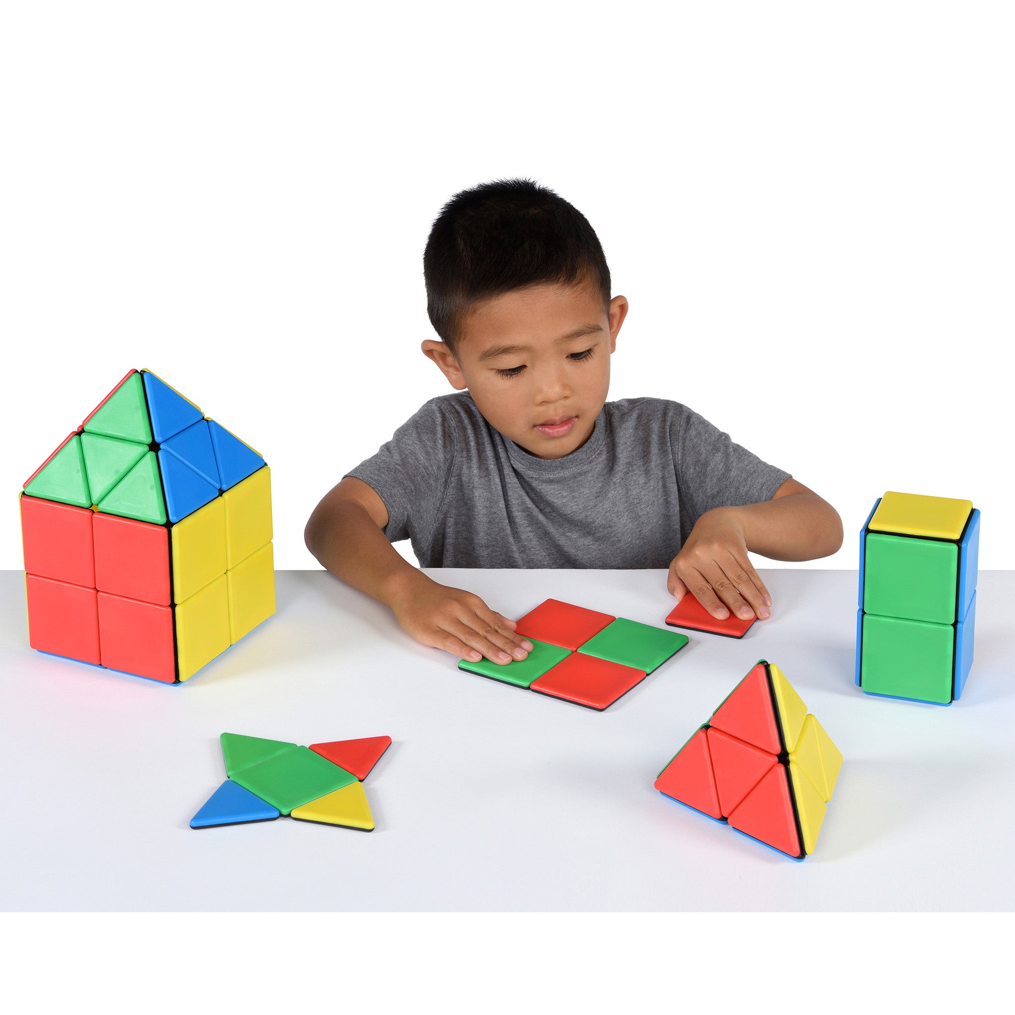 Solid Magnetic Polydron Class Set pk 72