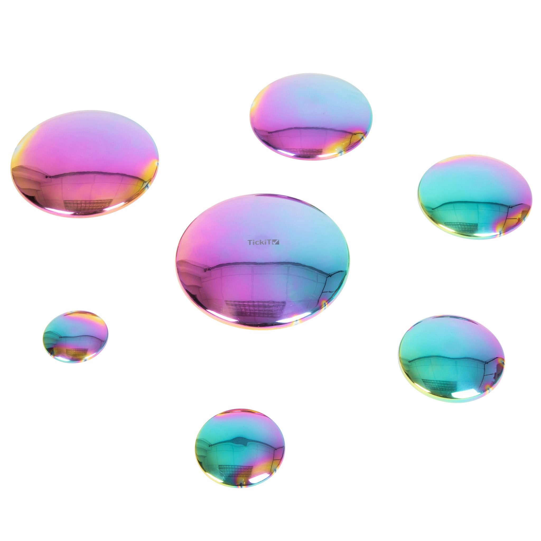 Sensory Reflective Colour Burst Buttons pk 7