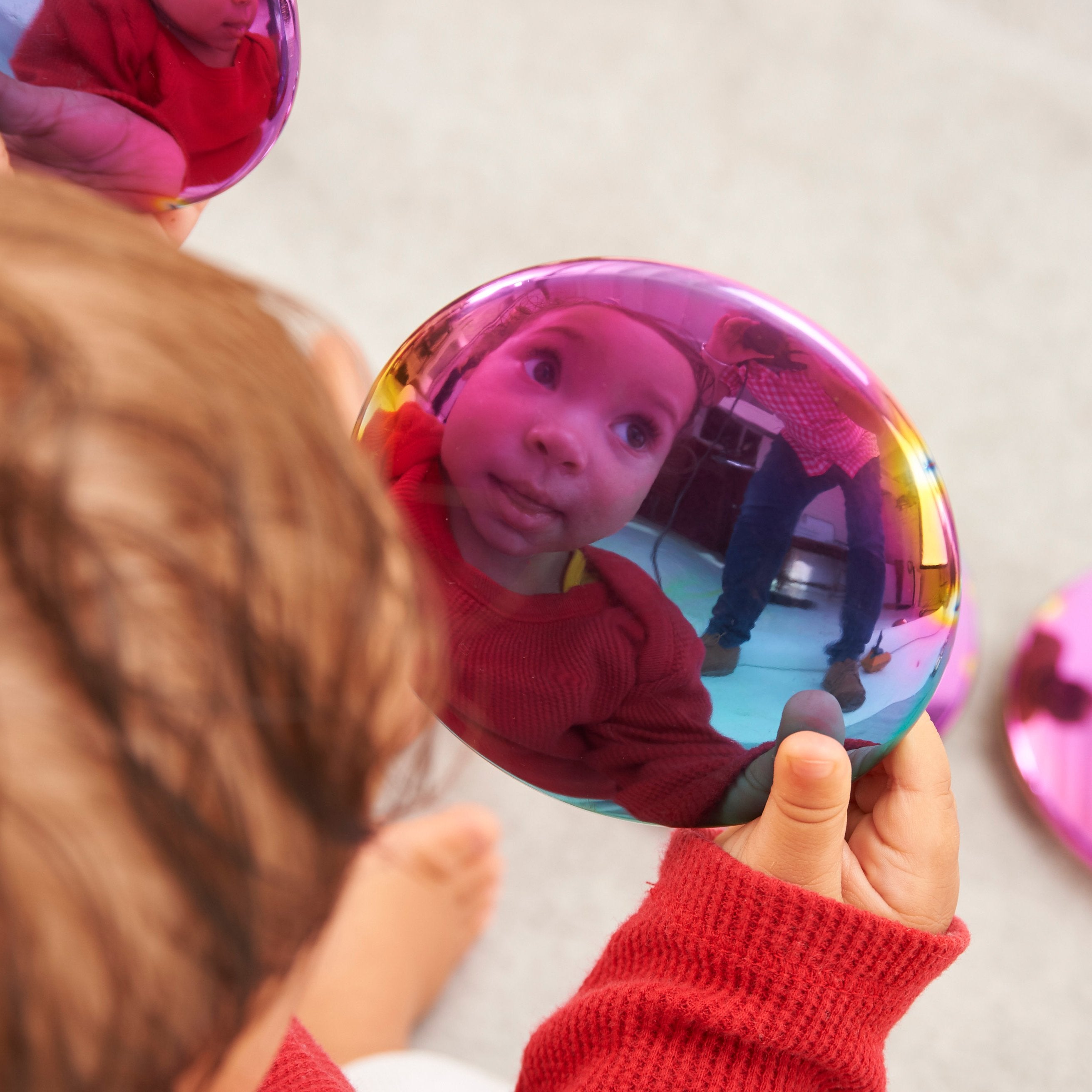 Sensory Reflective Colour Burst Buttons pk 7