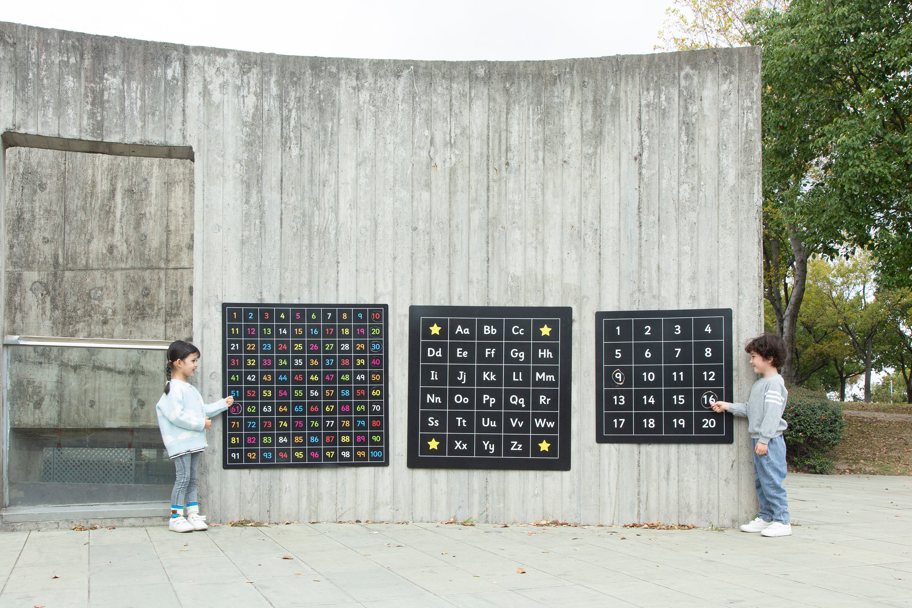 Outdoor Number 1-20 Chalkboard