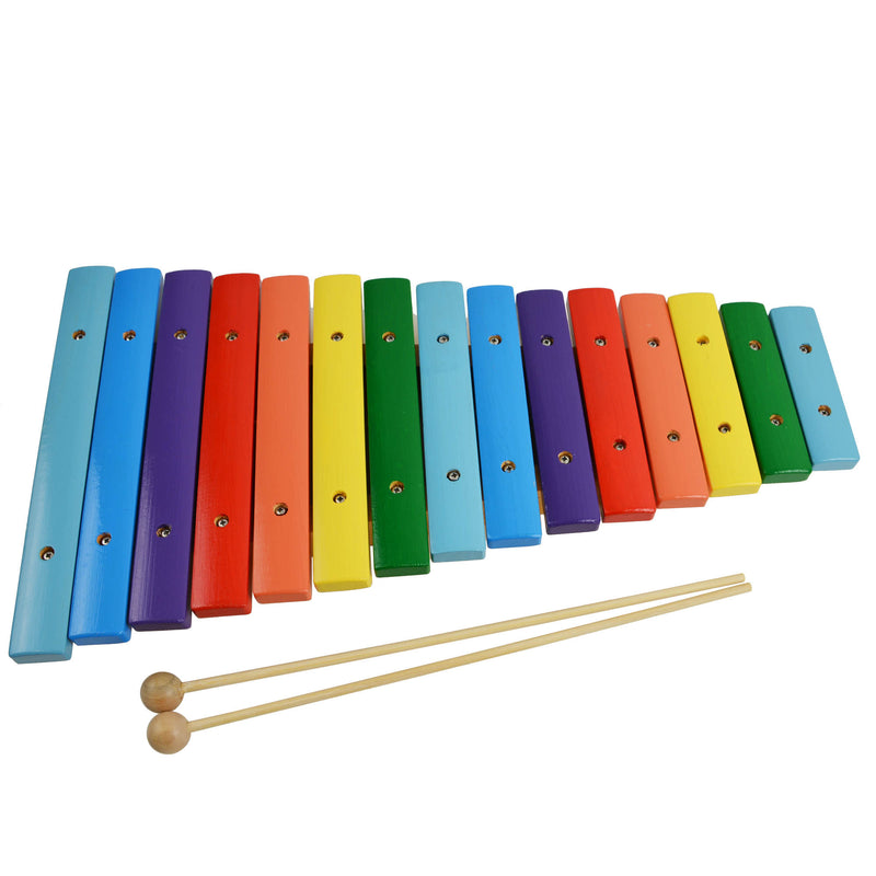 A-Star 15 Note Rainbow Xylophone with Beaters