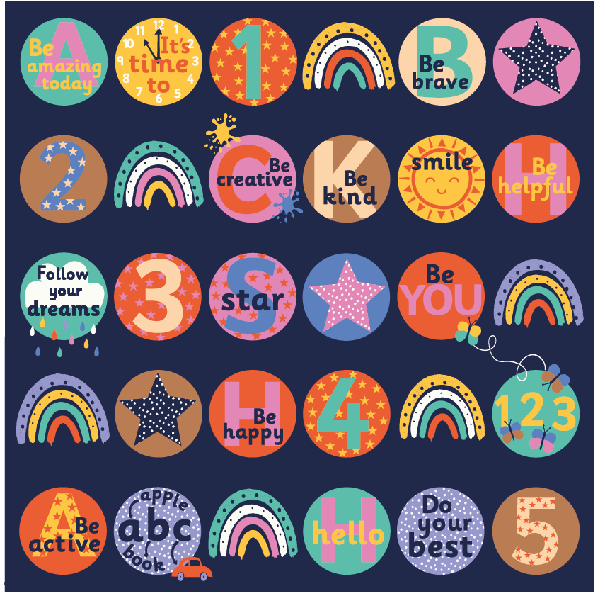 KinderColour™ Positivity Wellbeing Placement Carpet