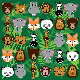 Kinder™ Wild Animals Carpet