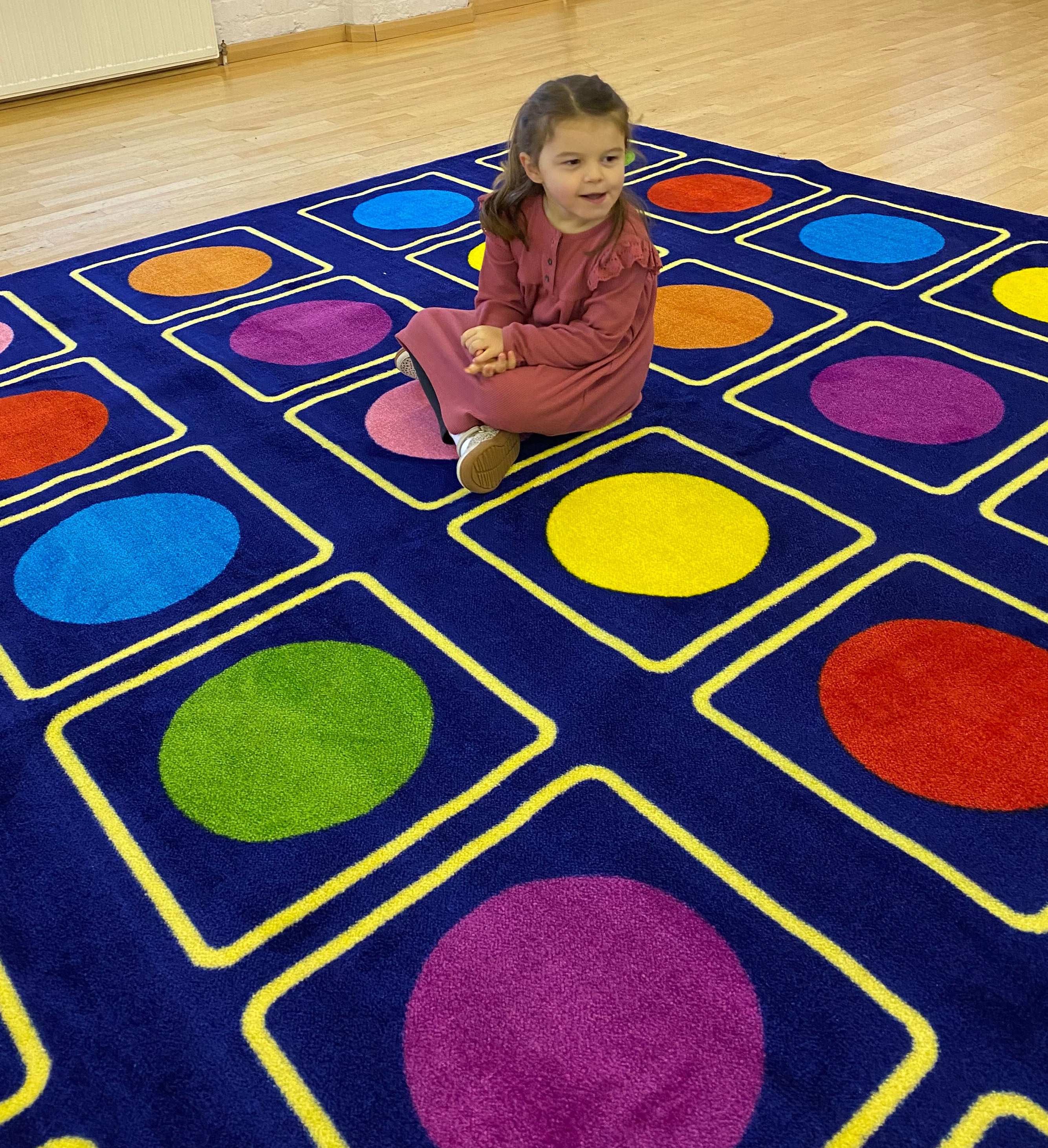 KinderColour™ Spots Placement Carpet