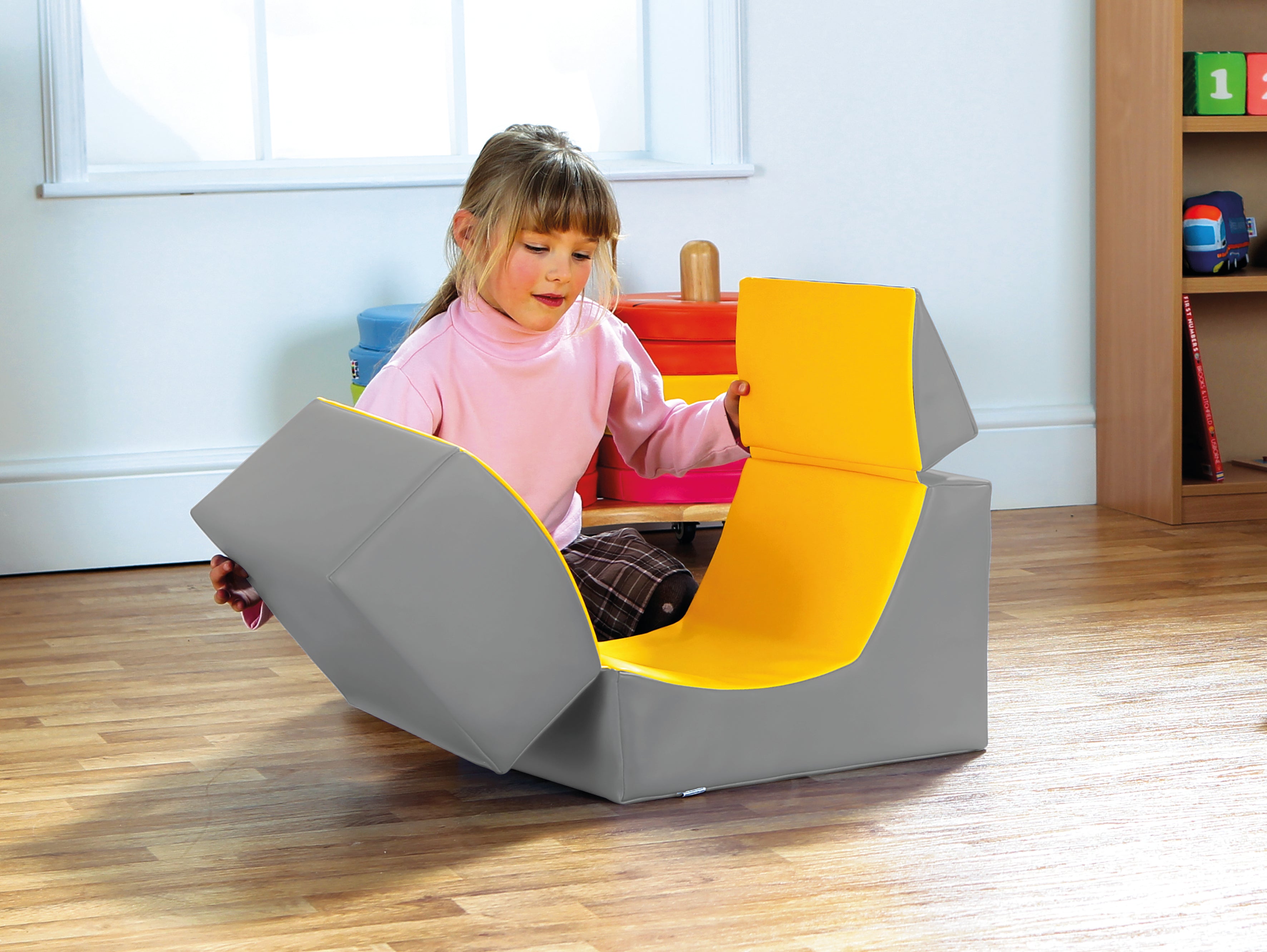 Ergo Vari™ Single/Chair - Yellow/Grey