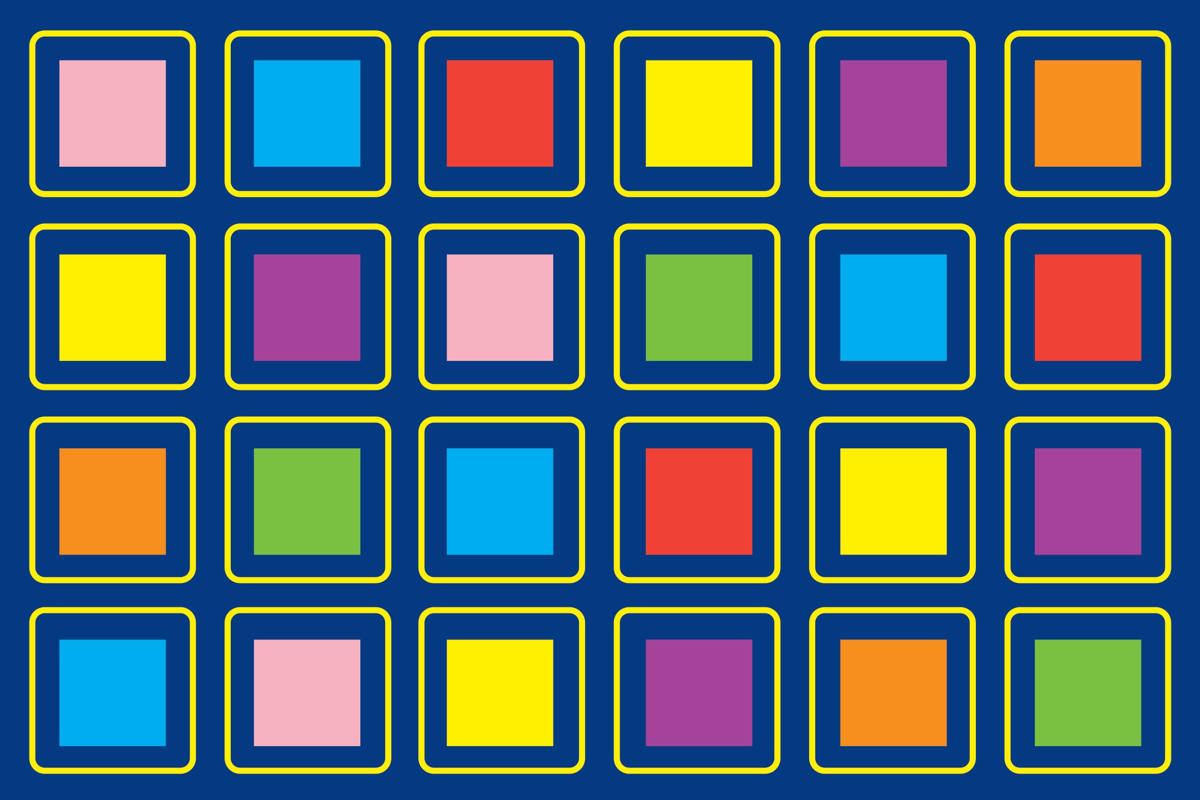 KinderColour™ Squares Placement Carpet