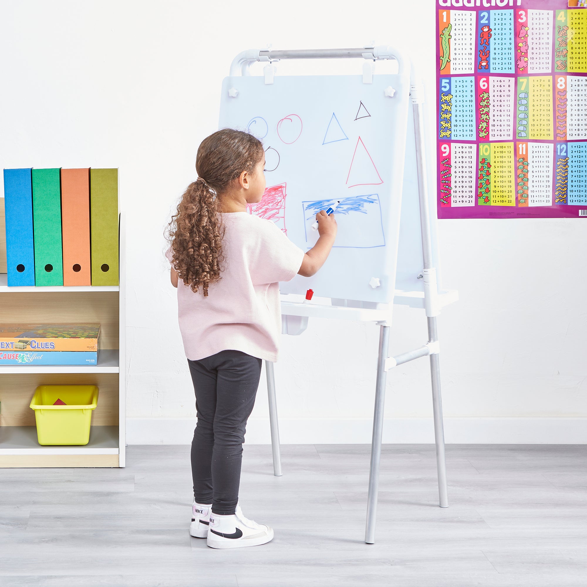 2-Sided Dry Wipe Easel