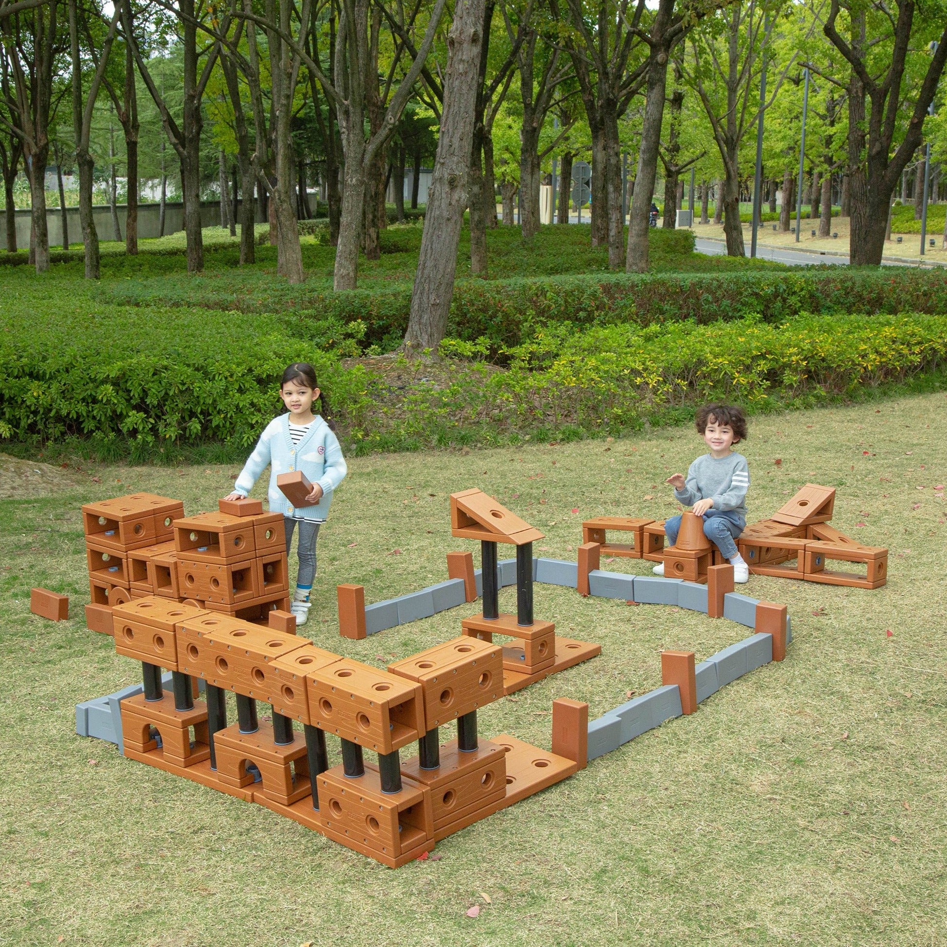 Outdoor Plastic Construction Blocks