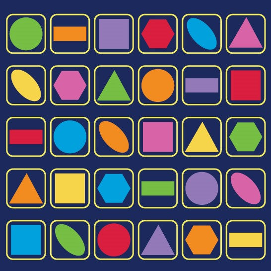 Kindercolour™ Geometric Shapes Carpet