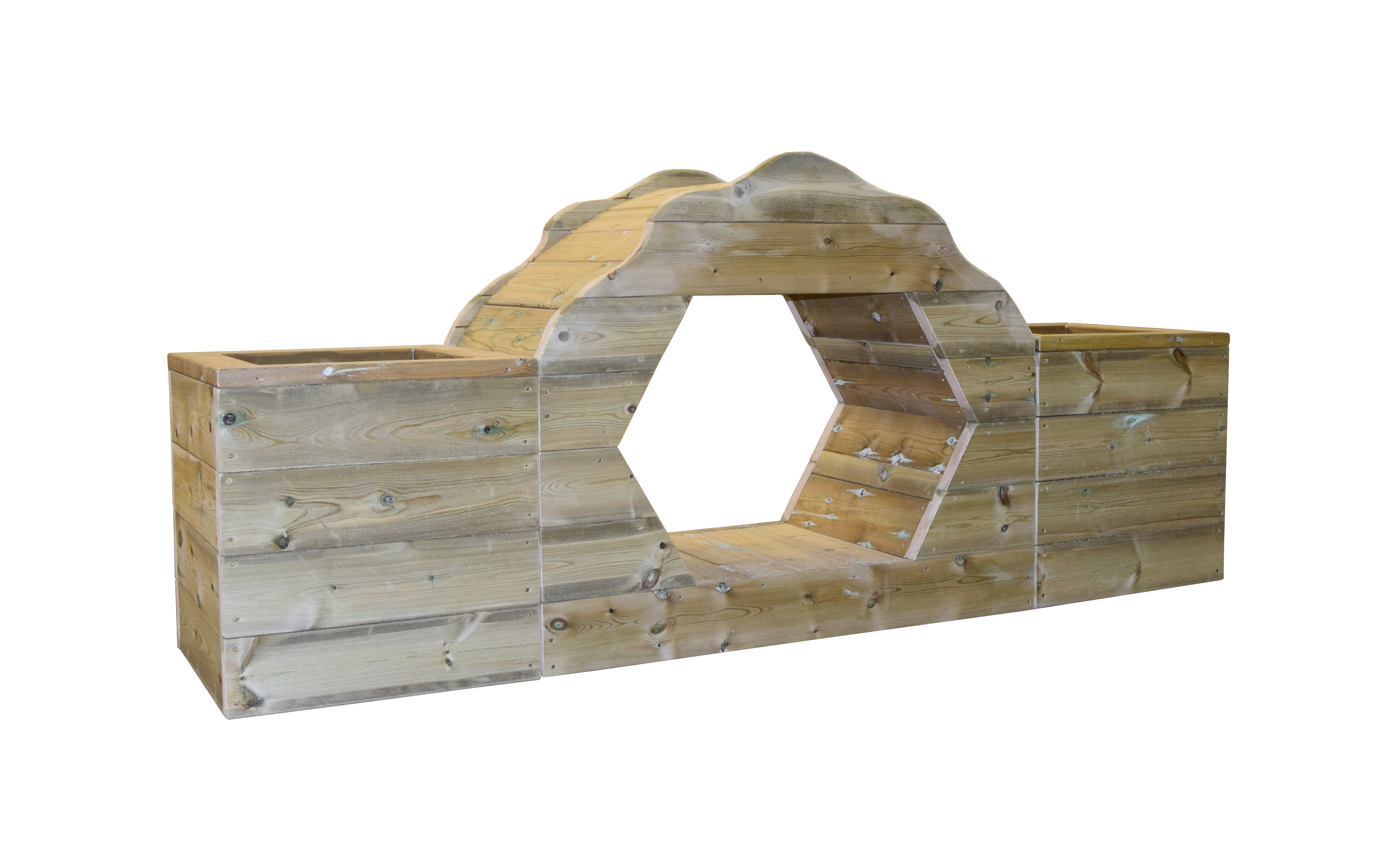 Wooden Adventure Tunnel