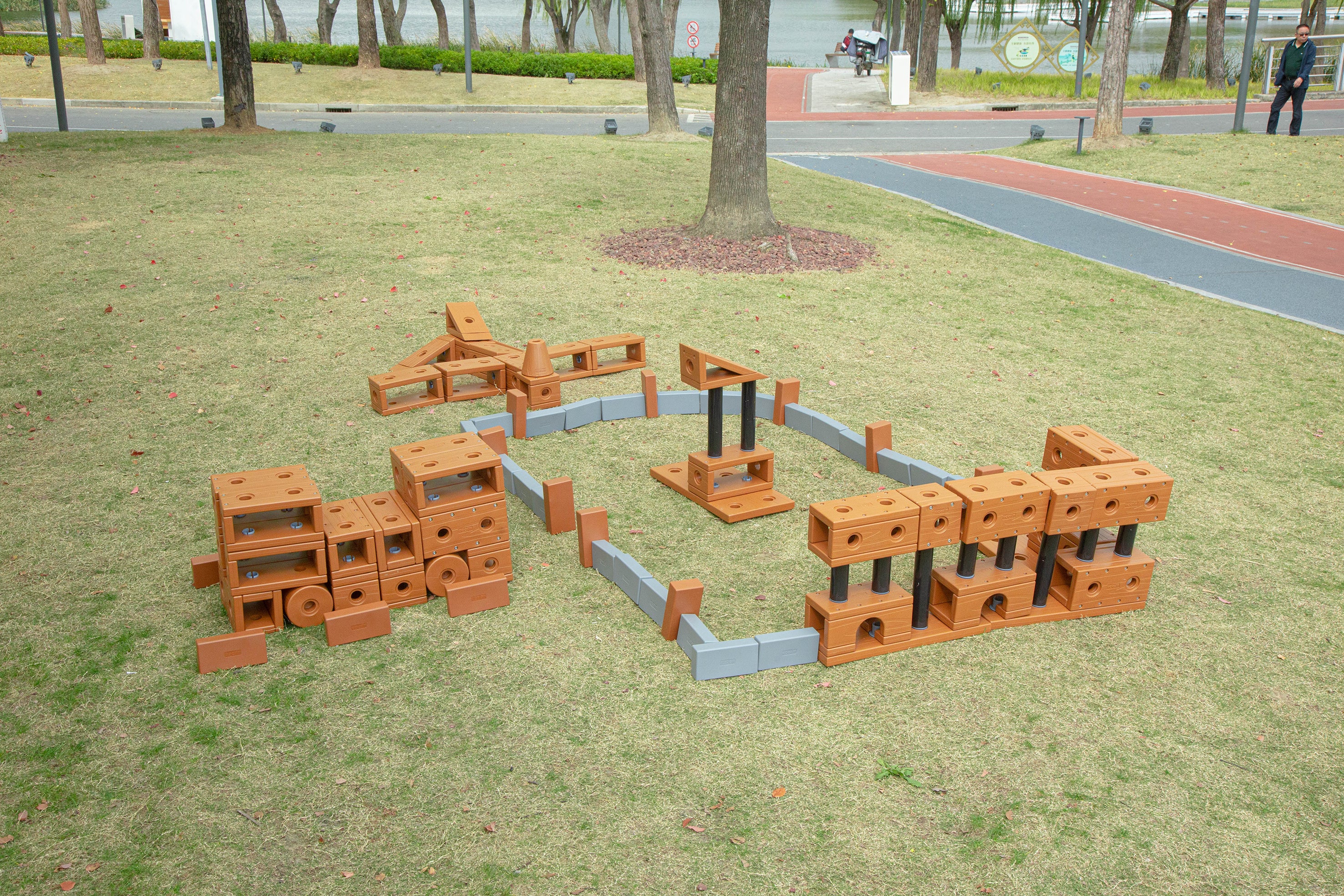 Outdoor Plastic Construction Blocks