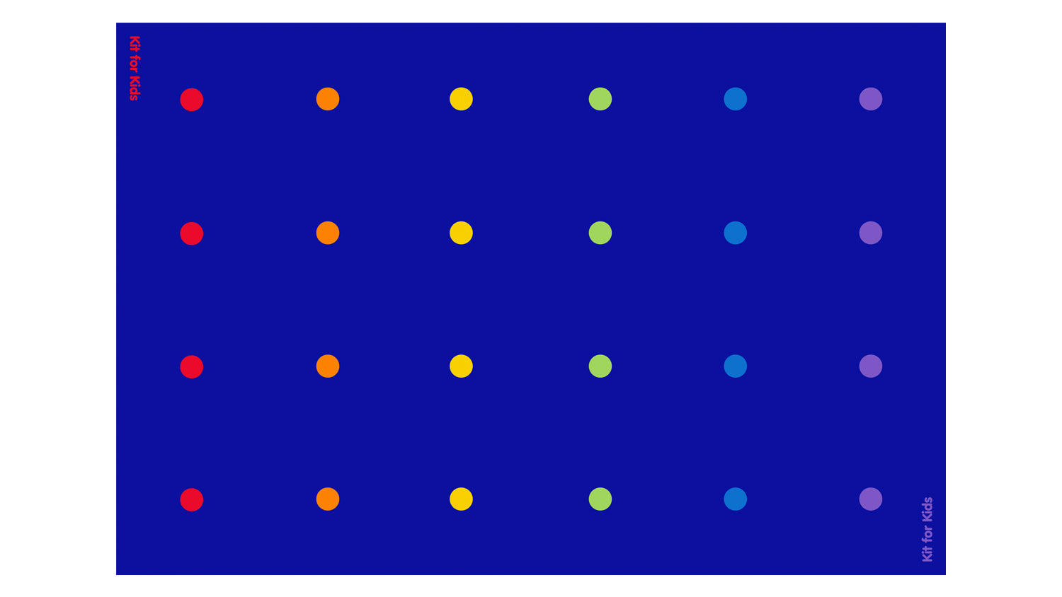 Essentials Rainbow Spots Indoor/Outdoor Carpet