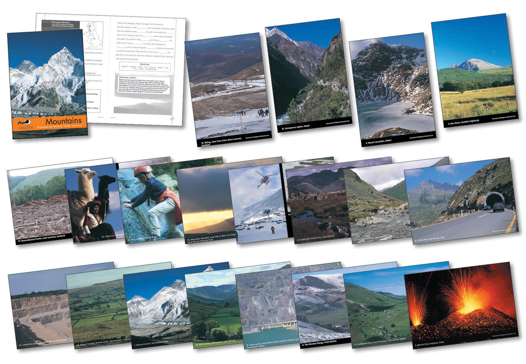 Mountains Photopack & Activity Book