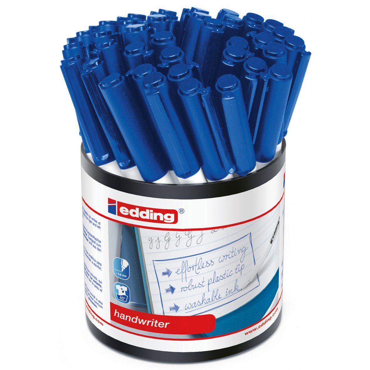 edding-Handwriting-Pen-(Blue)-Tub-pk-42
