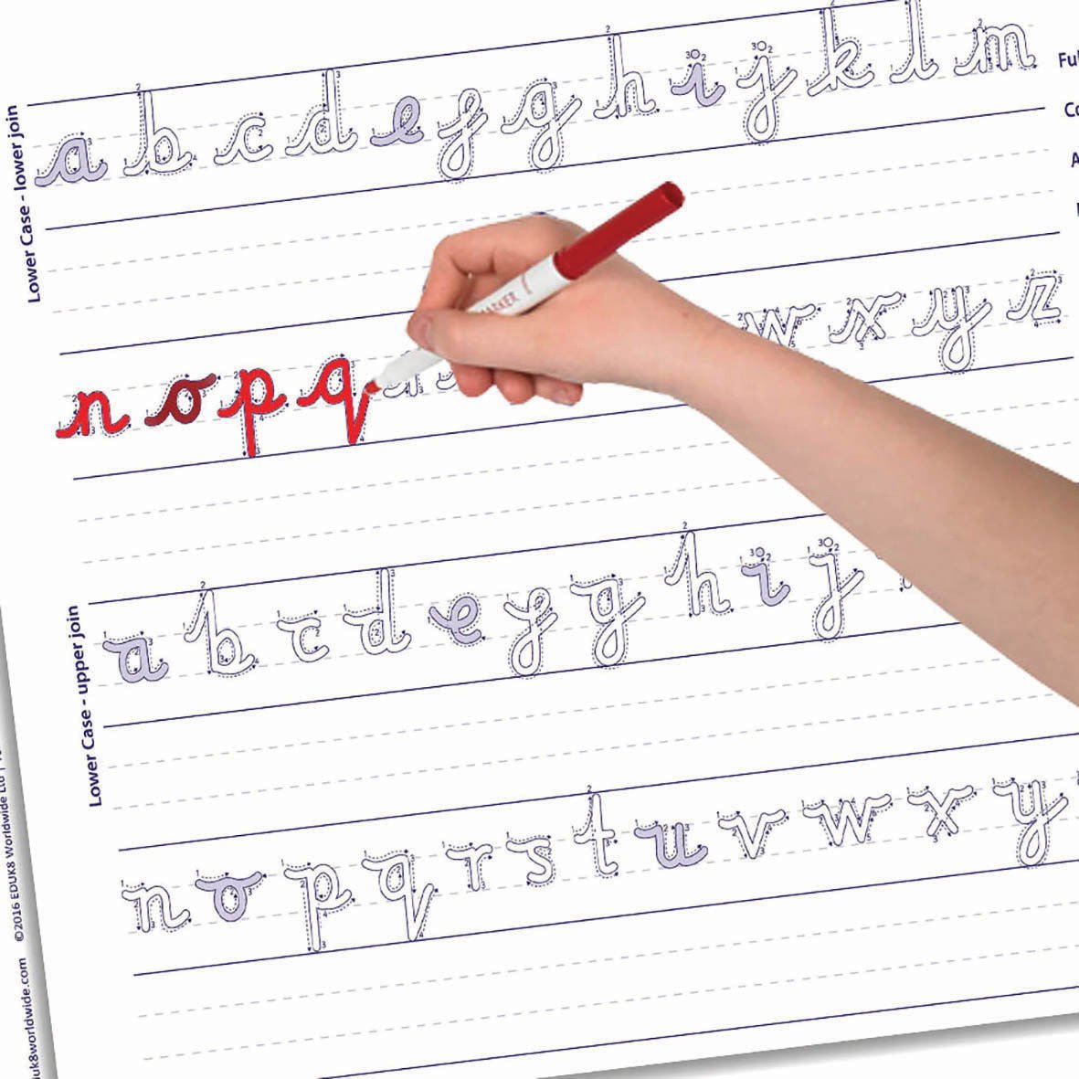 Drywipe A4 Handwriting Whiteboards pk 30