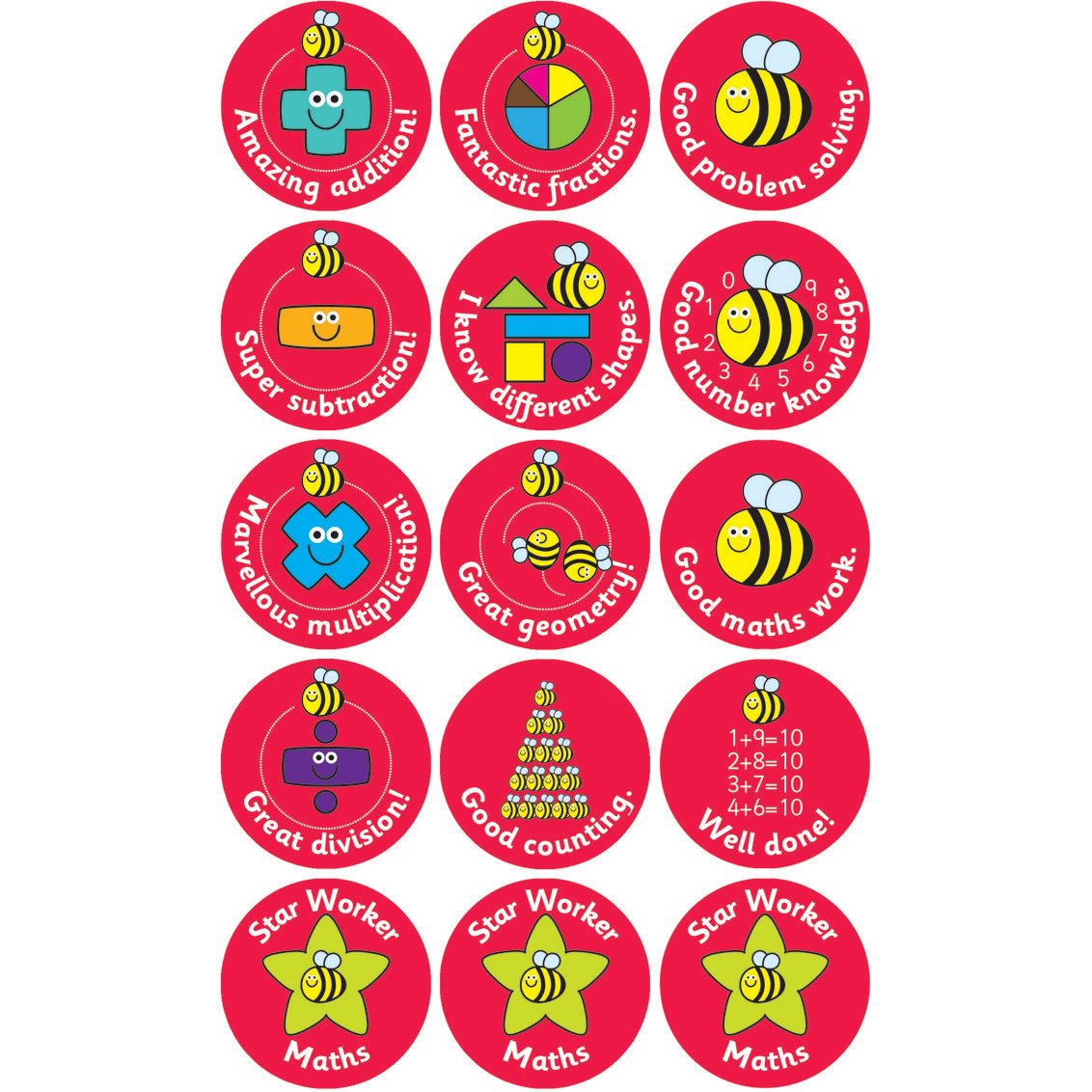Maths-Stickers---38mm-pk-5