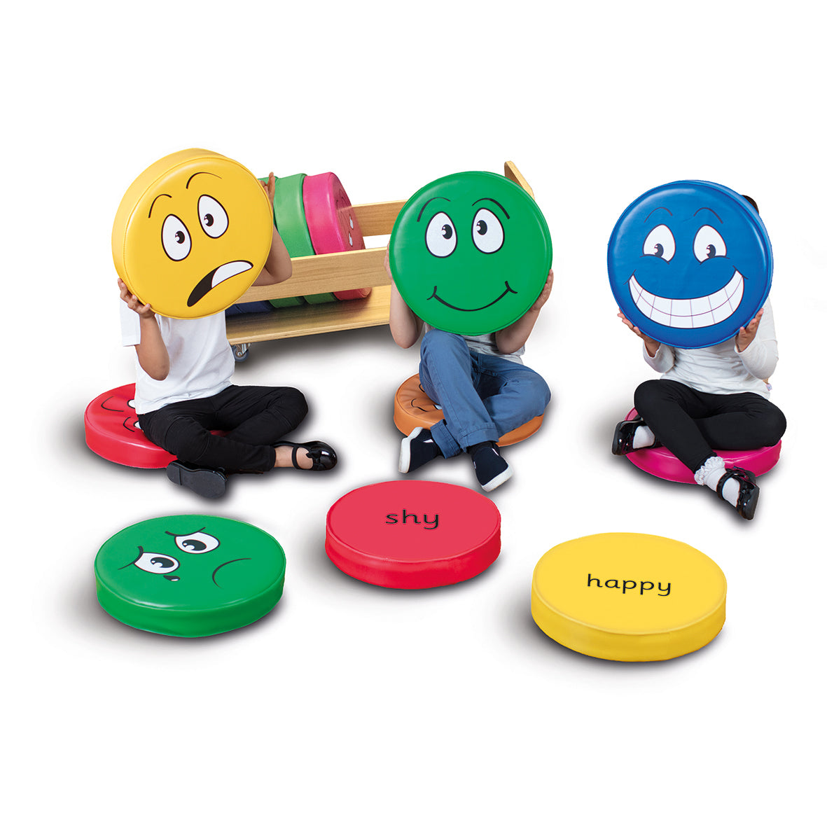 Emotions Cushions with Tuf Trolley pk 12