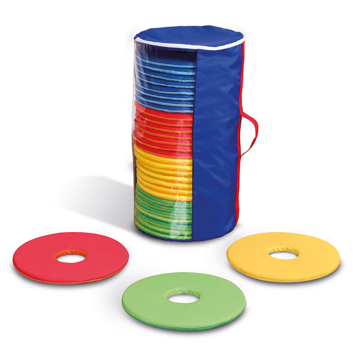 Rainbow Circular Cushions pk 32