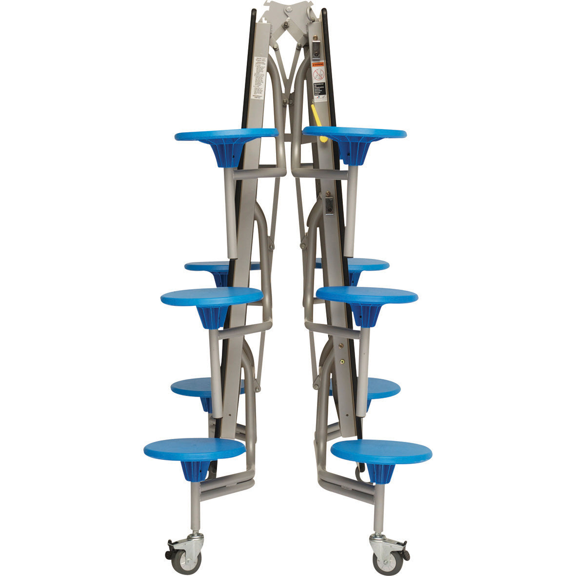 Rectangular Mobile Folding Dining Table - 12 Seat Unit