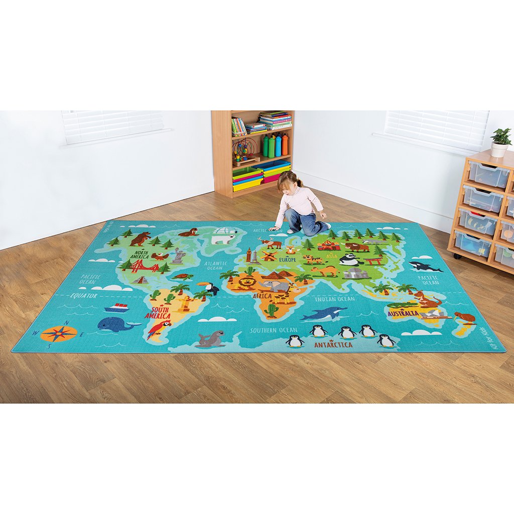 Animals & Places of the World Carpet