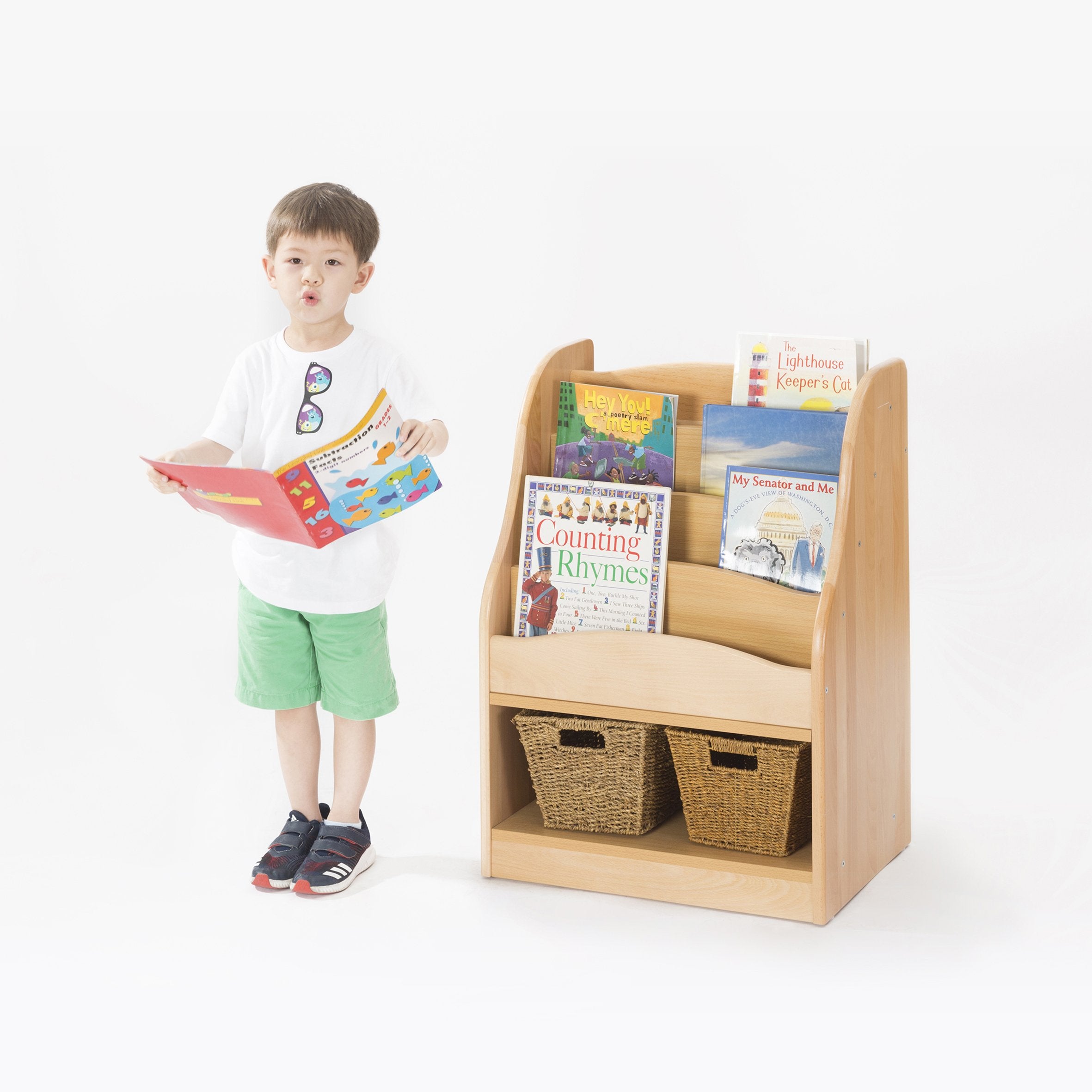 Zona Book Display and Storage Double