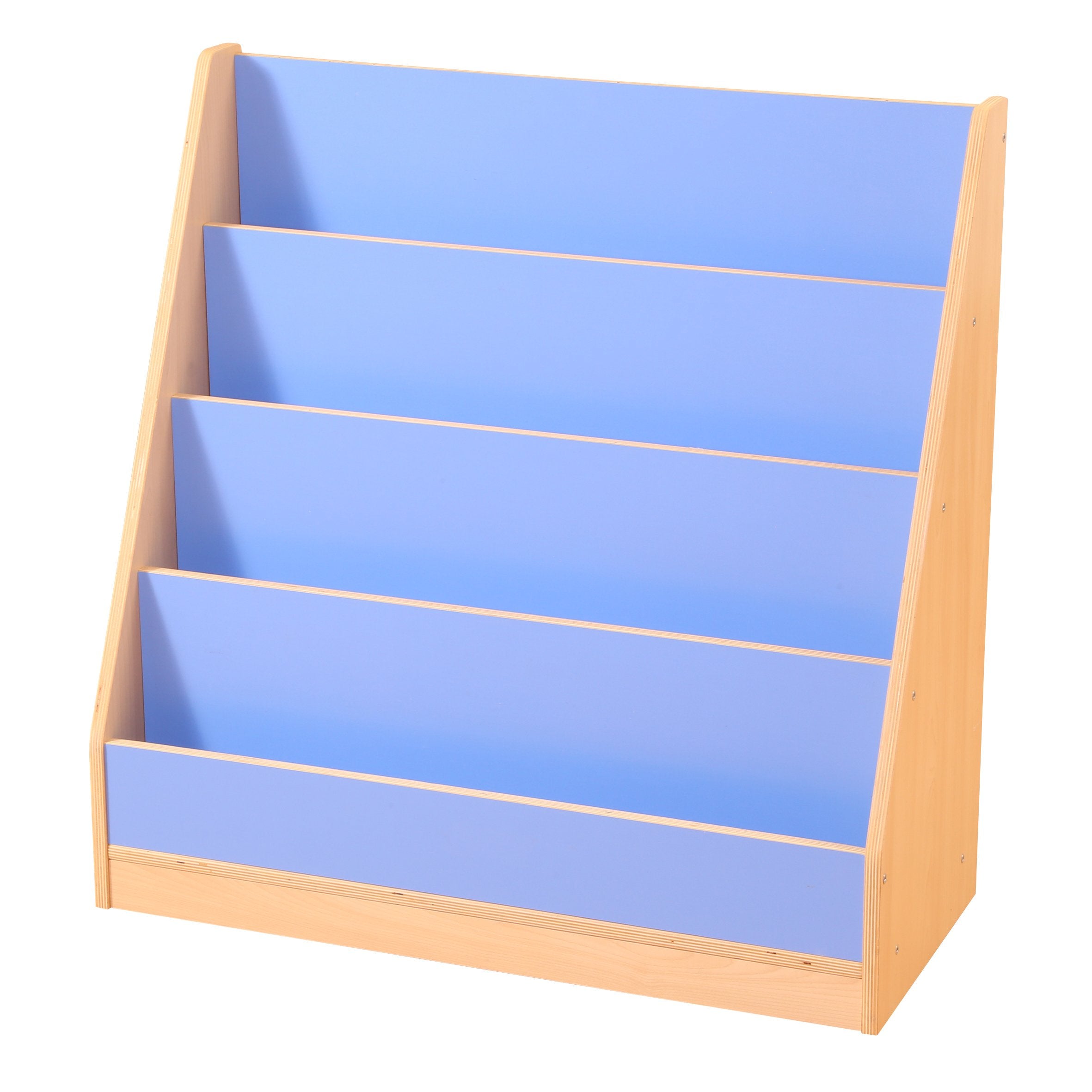 4-Tier Book Display (Blue/Maple)
