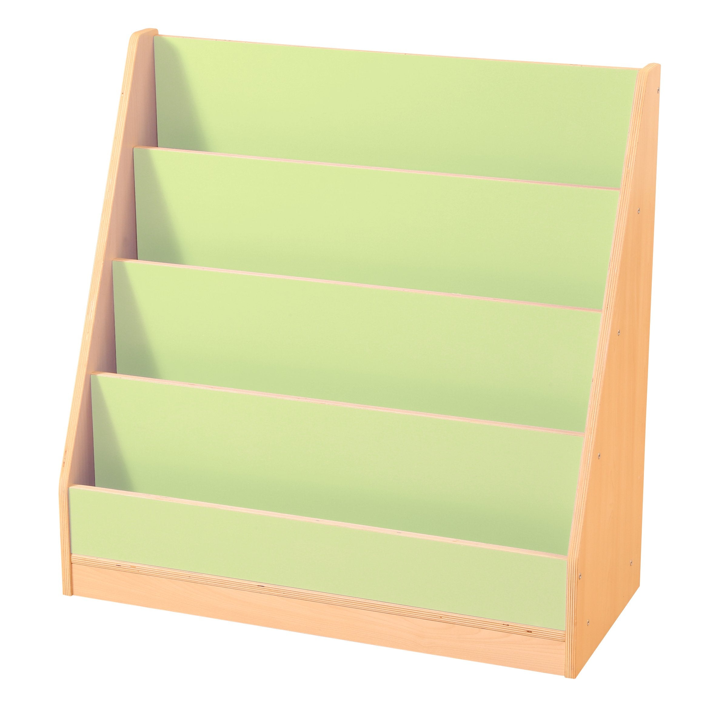 4-Tier Book Display (Green/Maple)