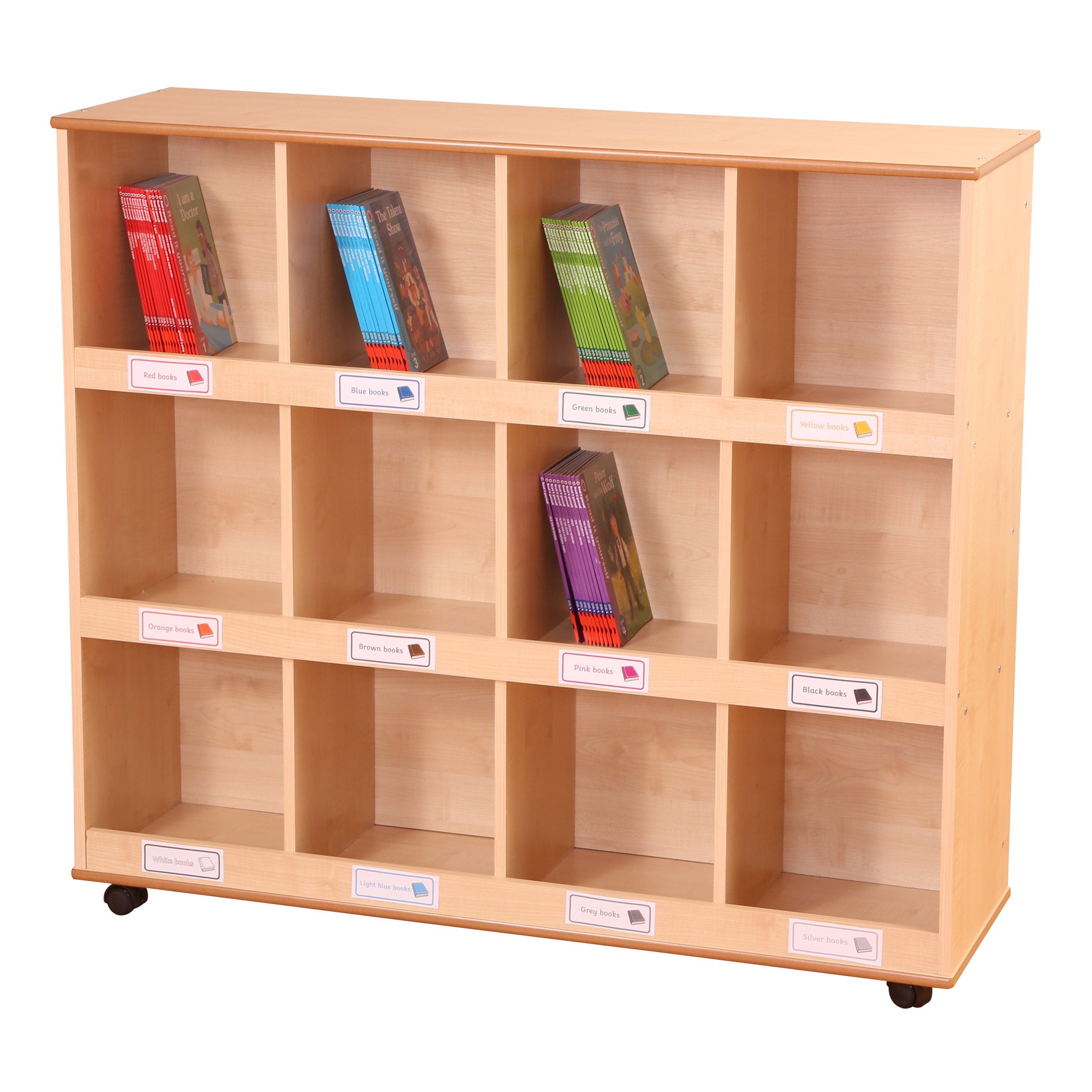 Maple Maxi Mobile Book Storage Unit