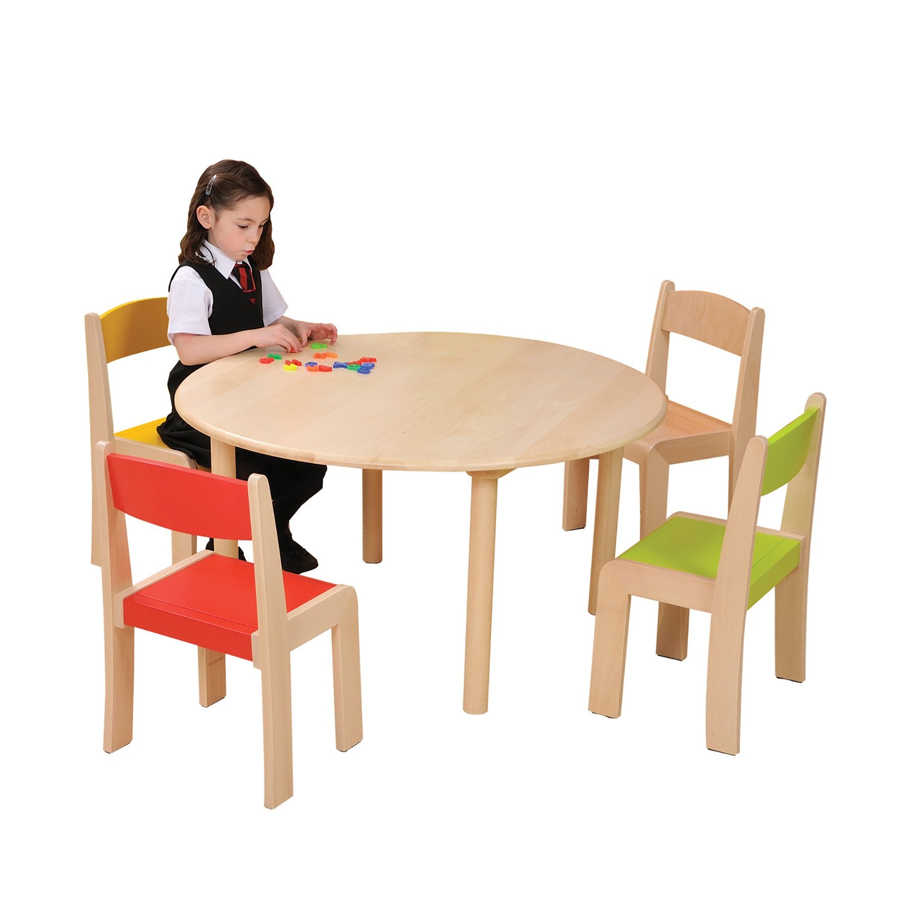 Beechwood Round Table H580mm