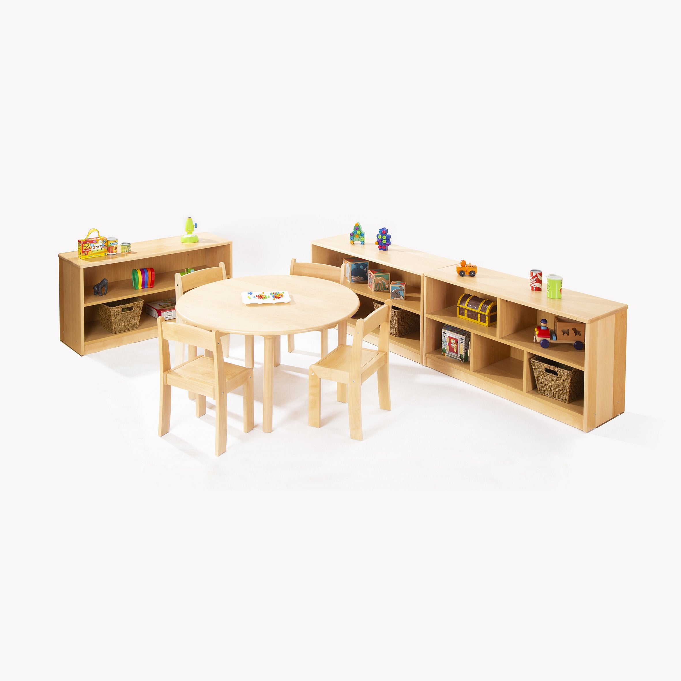 Beechwood Round Table H580mm