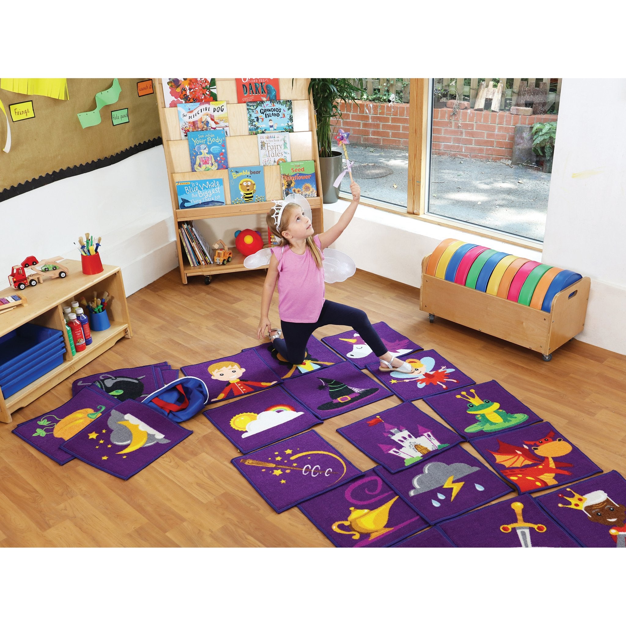 Story Time Interactive Carpet Tiles with Holdall pk 32
