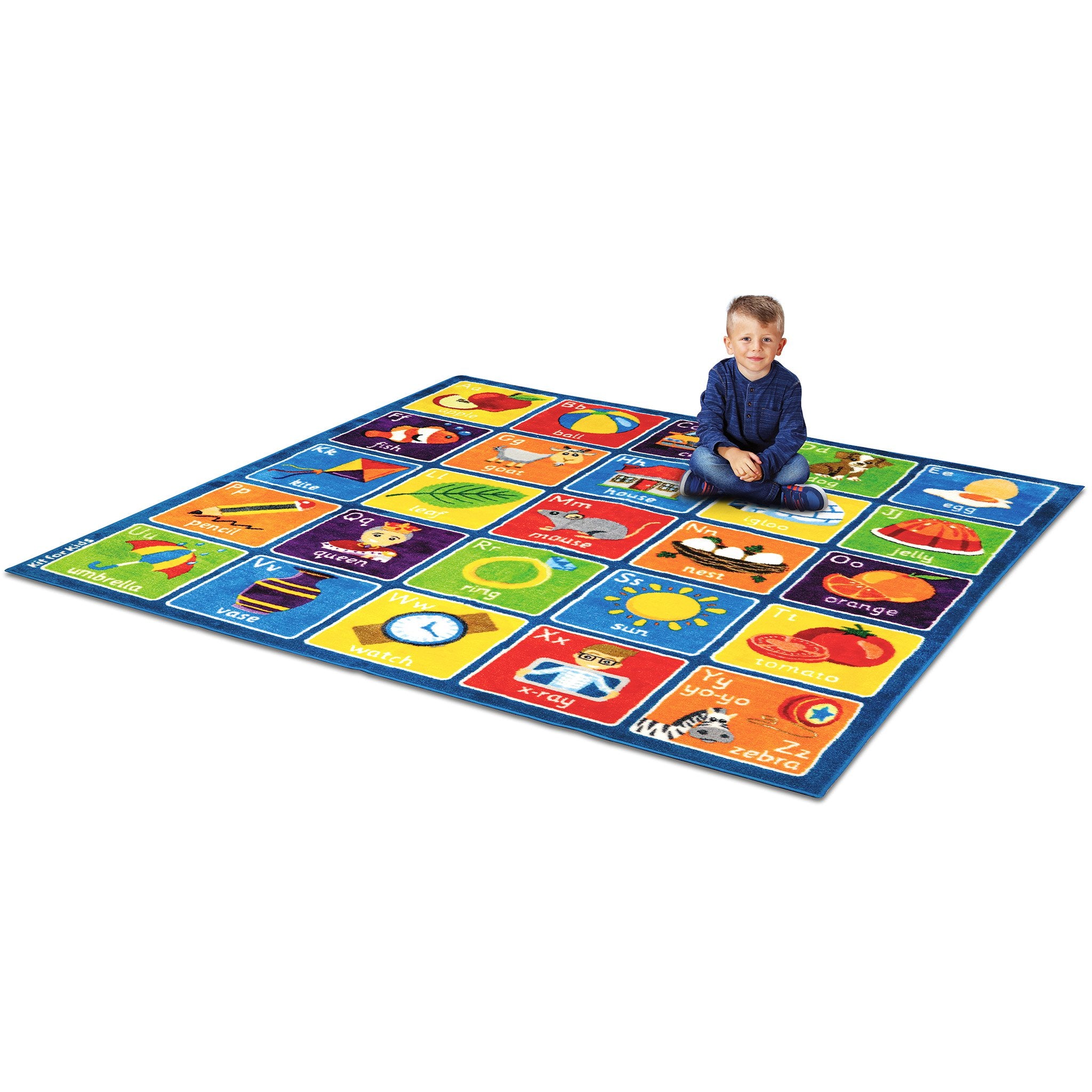 Square Alphabet Carpet