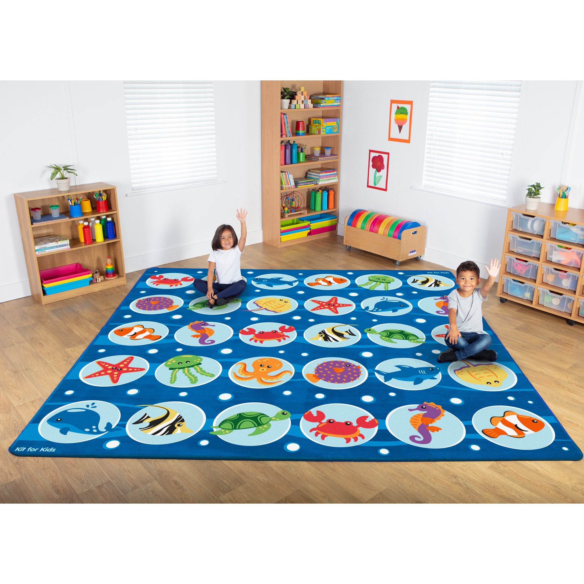 Under the Sea™ Large Square Placement Carpet