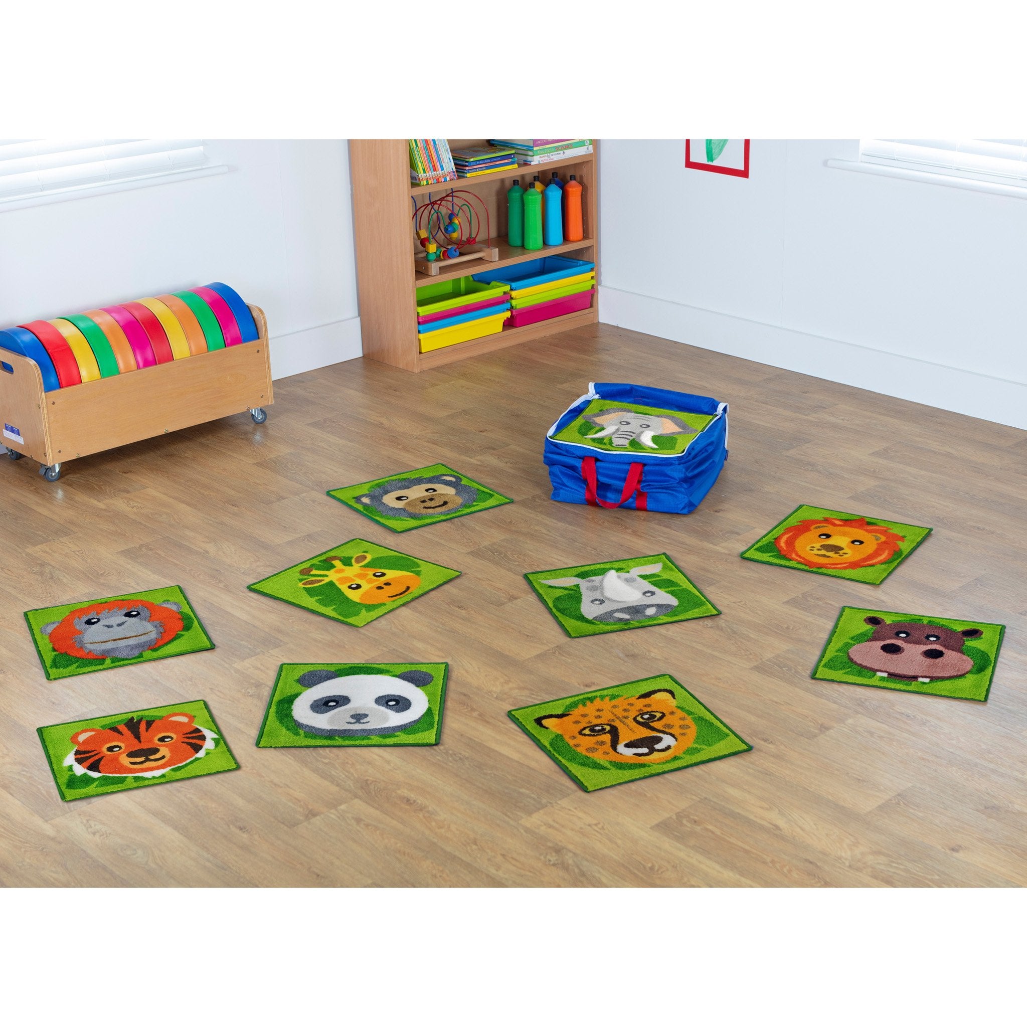 Zoo Conservation™ Mini Placement Carpets with Holdall pk 30