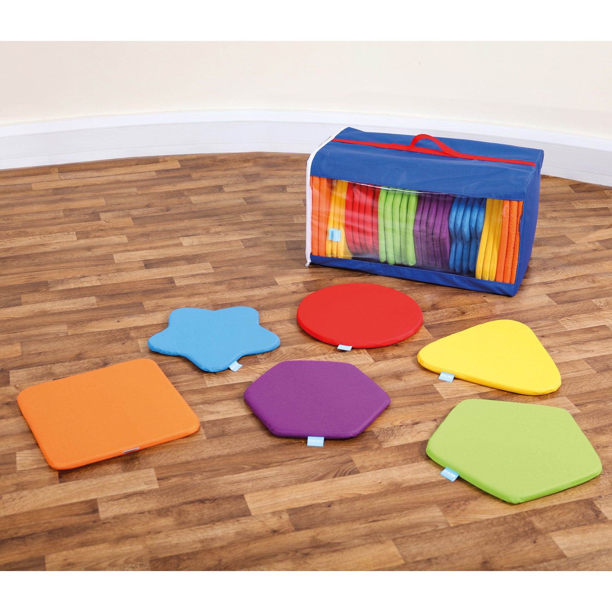 Rainbow™ Shaped Cushions with Holdall pk 32