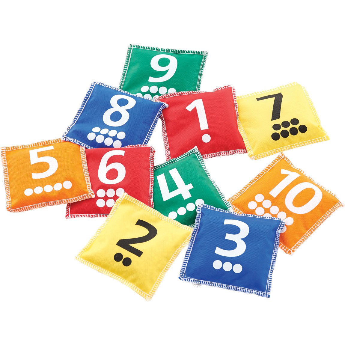 Number-and-Dot-Bean-Bags-pk-10